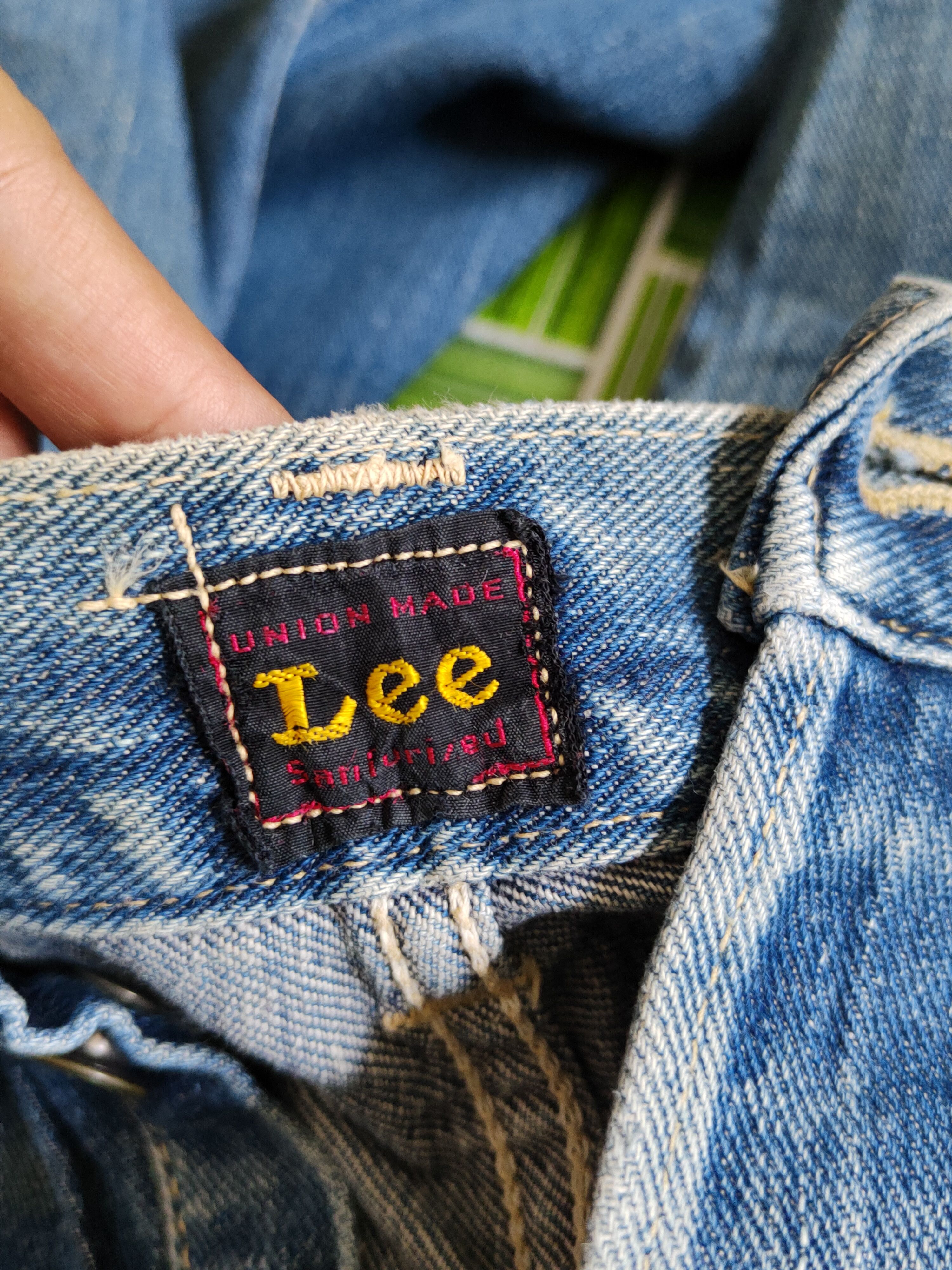 Japanese Brand Lee Blue Faded Distressed Ripped Jeans #S2237 Size US 30 / EU 46 - 16 Thumbnail