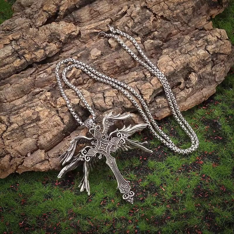 Japanese Brand GOTHIC Skeleton Cross Necklace Size ONE SIZE - 7 Thumbnail