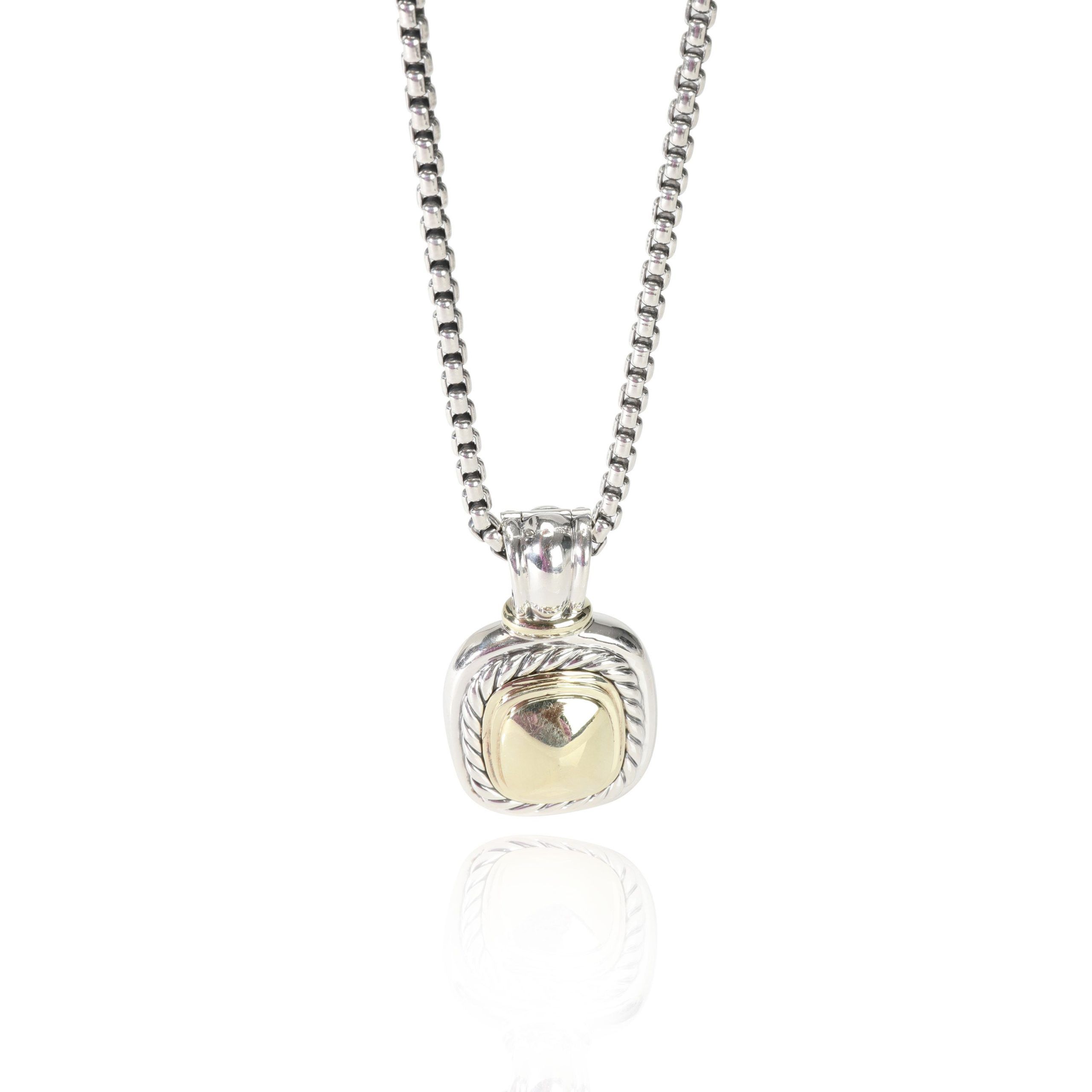 image of David Yurman Albion Necklace In 14K Yellow Gold/sterling Silver, Women's