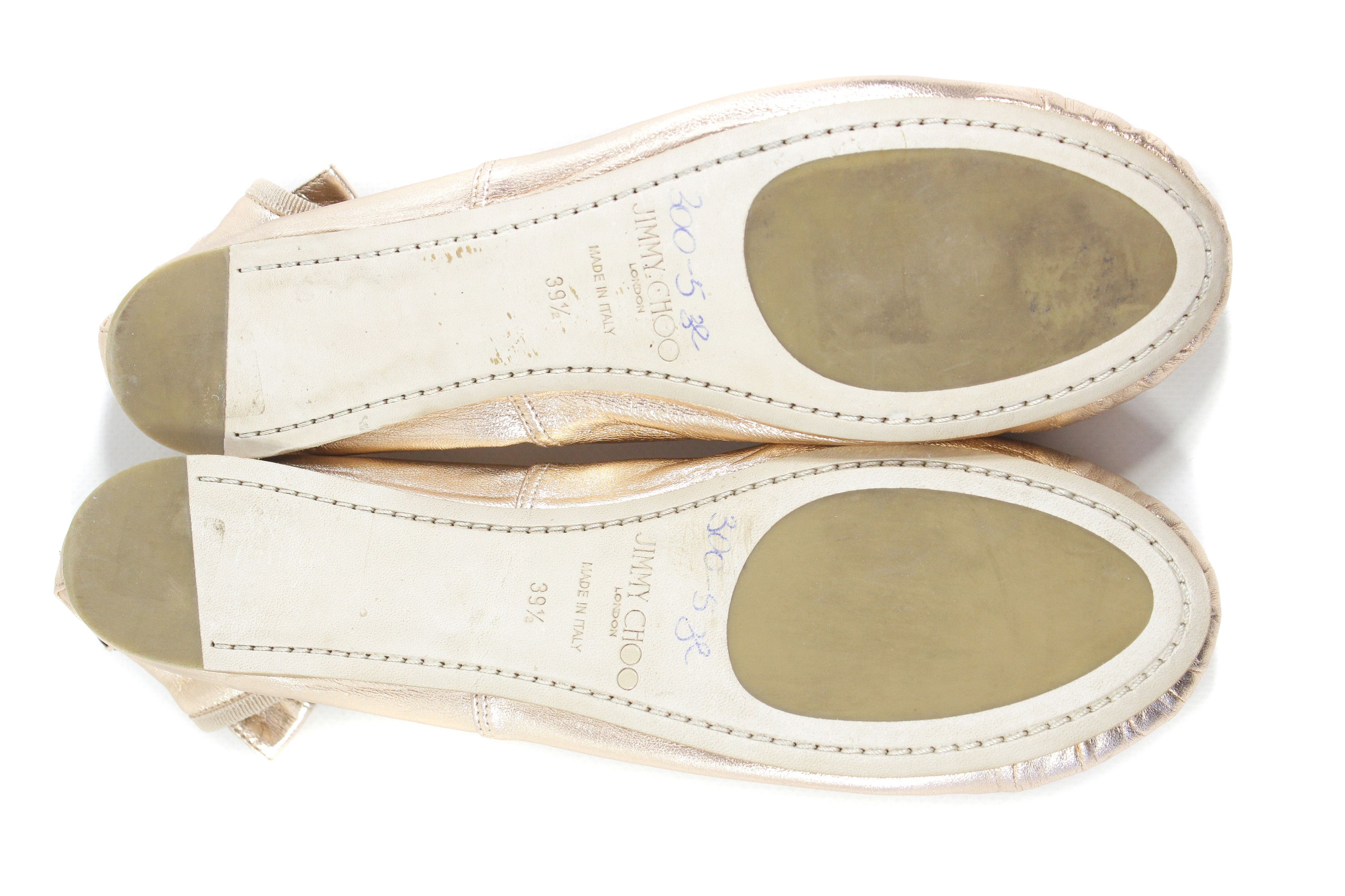 Jimmy Choo Rocks Leather Ballet Vintage Y2K Size US 9.5 / IT 39.5 - 7 Thumbnail