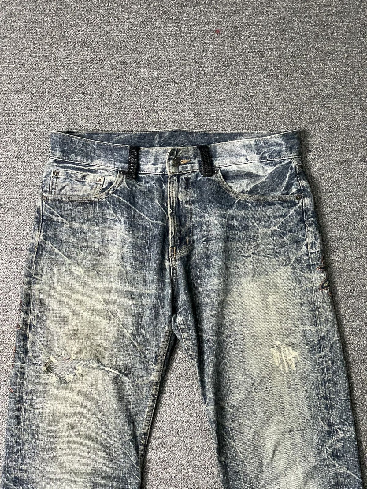 Japanese Brand × Vintage Japanese Brand Eternal Embroidered Grunge Jeans (101) Size US 33 - 4 Thumbnail
