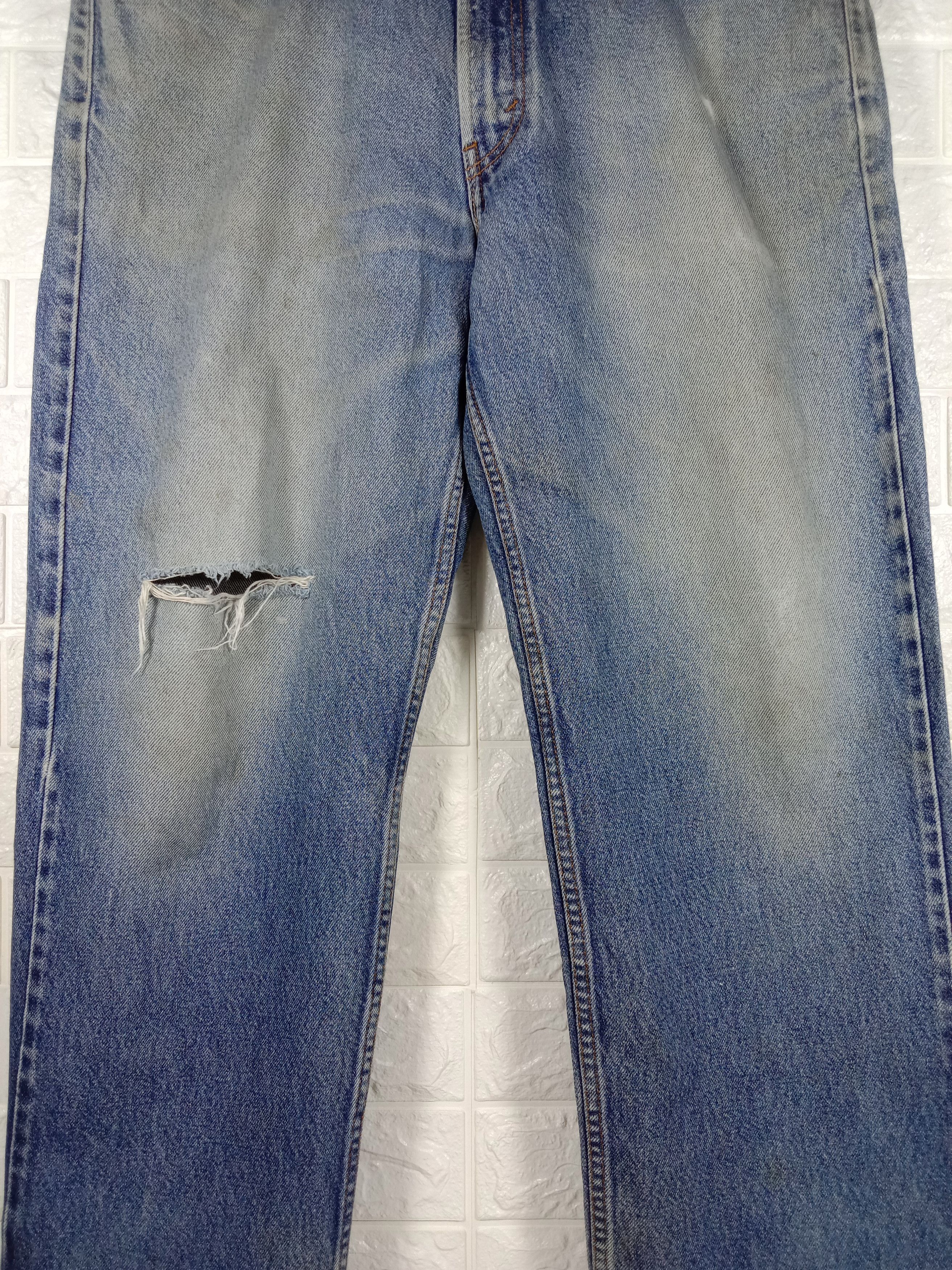 Levi's Vintage Levi’s 550 Jeans Rusty Wash Distressed Denim Size US 36 / EU 52 - 3 Thumbnail