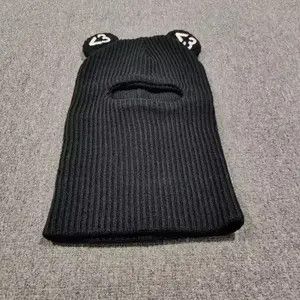Japanese Brand Bear Ears Balaclava Ski Mask Black Size ONE SIZE - 1 Thumbnail