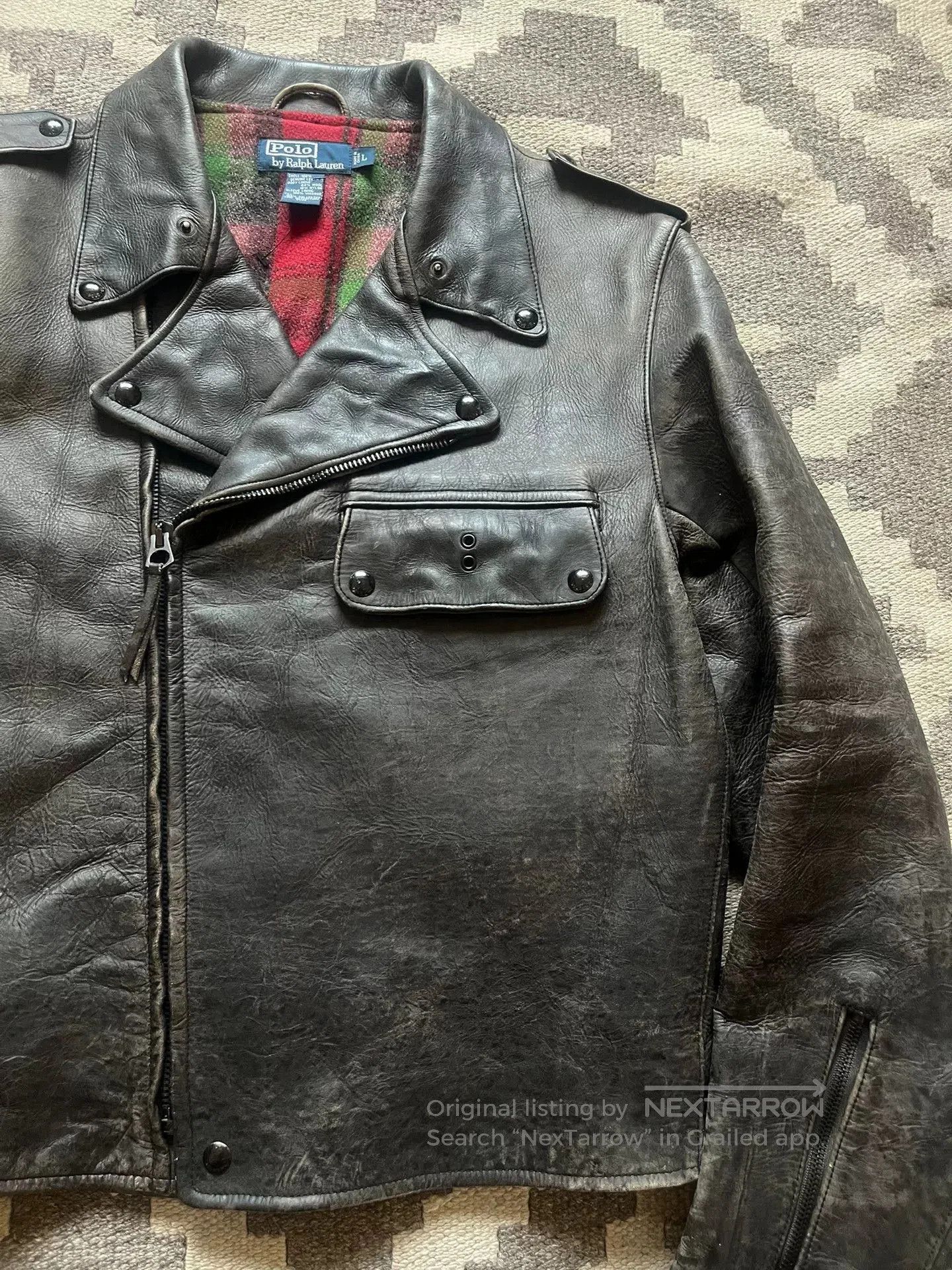 RRL Ralph Lauren Ralph Lauren BUCO Prototype Leather Jacket. Size US L / EU 52-54 / 3 - 2 Thumbnail