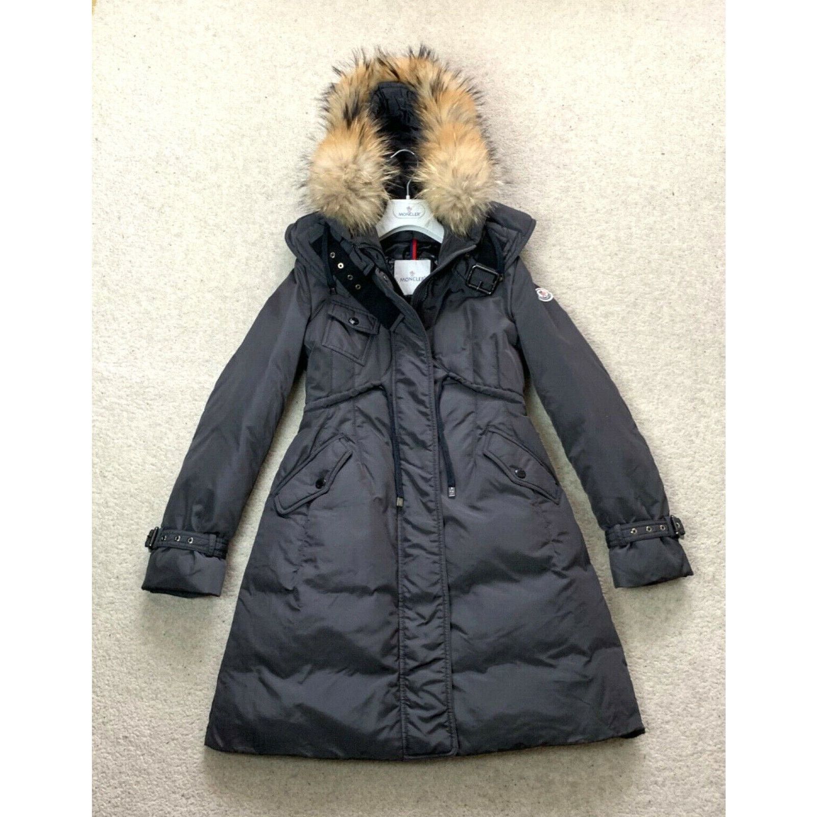 Moncler Women's MONCLER PHALANGERE Down Jacket Coat Parka Size 0 XS Size XS / US 0-2 / IT 36-38 - 3 Thumbnail