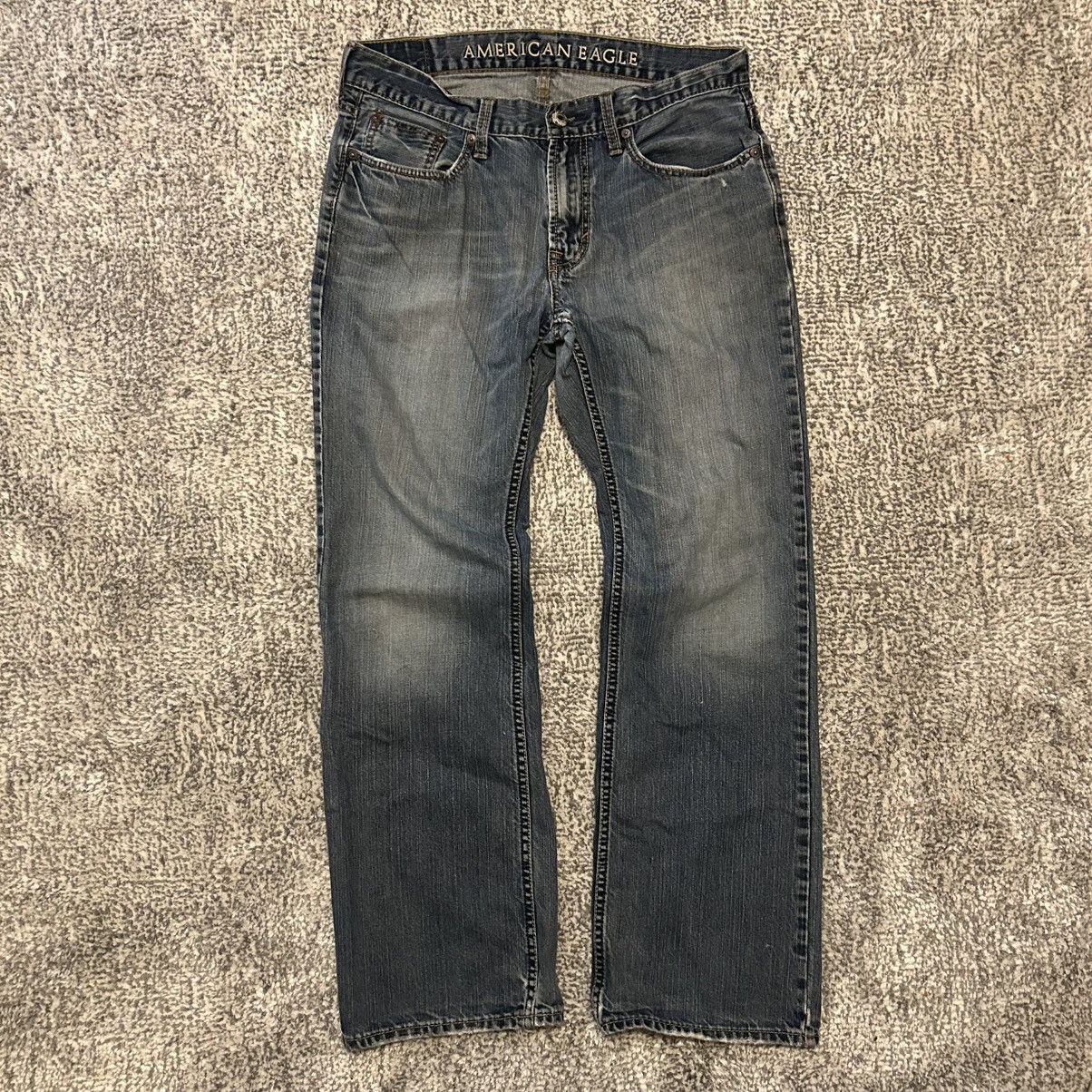 American Eagle Outfitters ‼️American Eagle 🦅 Low Rise Boot Vintage Wash Size 32 x 32 Size US 32 / EU 48 - 4 Thumbnail