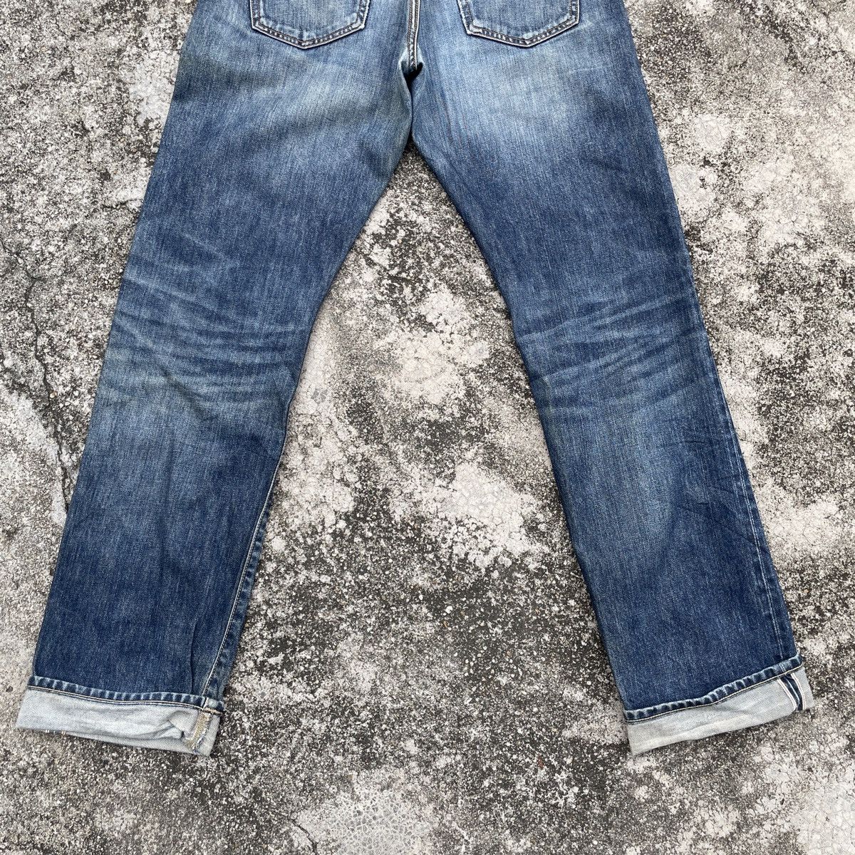 Japanese Brand Vintage Japanese Brand Distressed Selvedge Denim Size US 34 / EU 50 - 9 Thumbnail