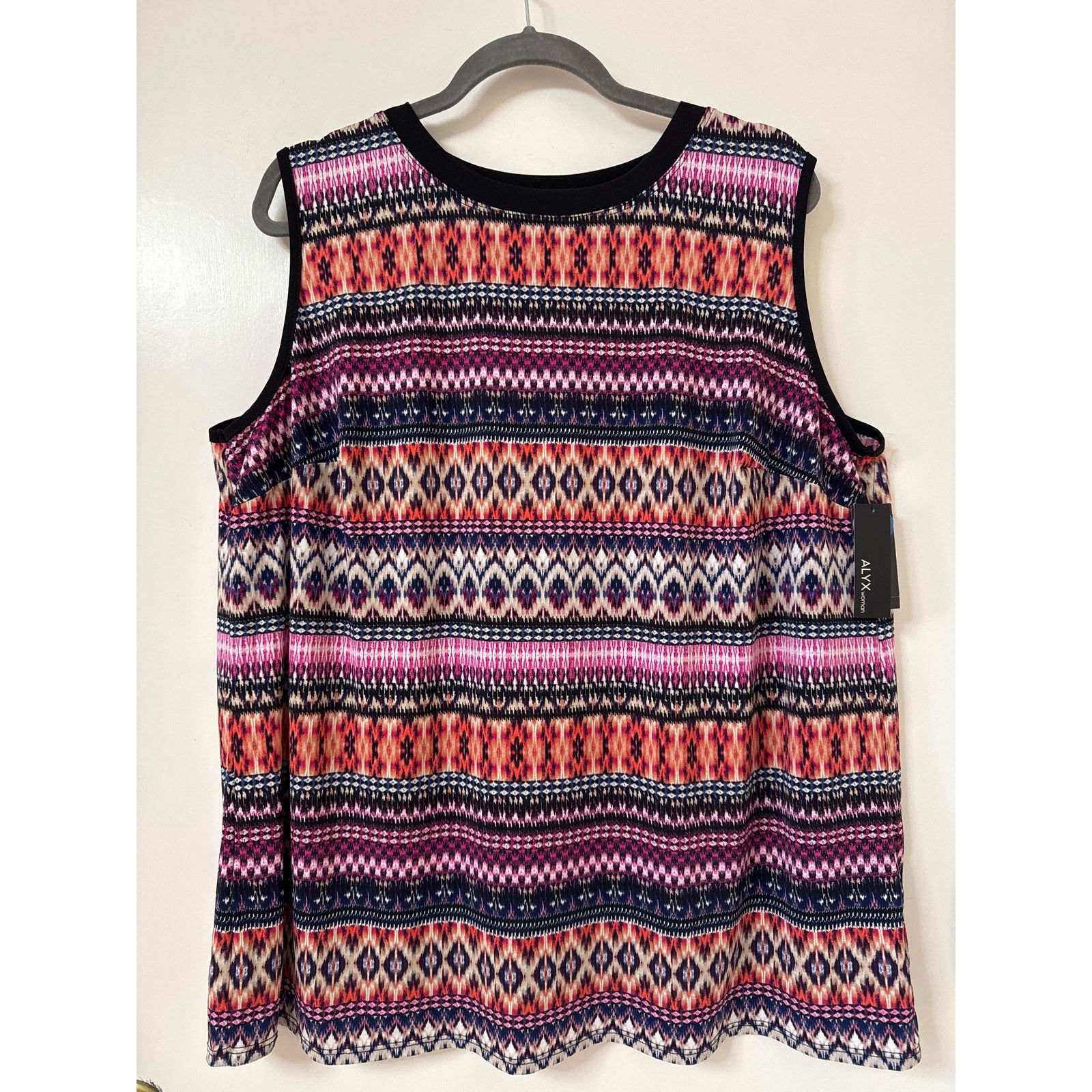 Alyx NWT Alyx 2X Sleeveless Multicolor Top Crew Neck Black Piping Size XXL / US 16-18 / IT 52-54 - 1 Thumbnail