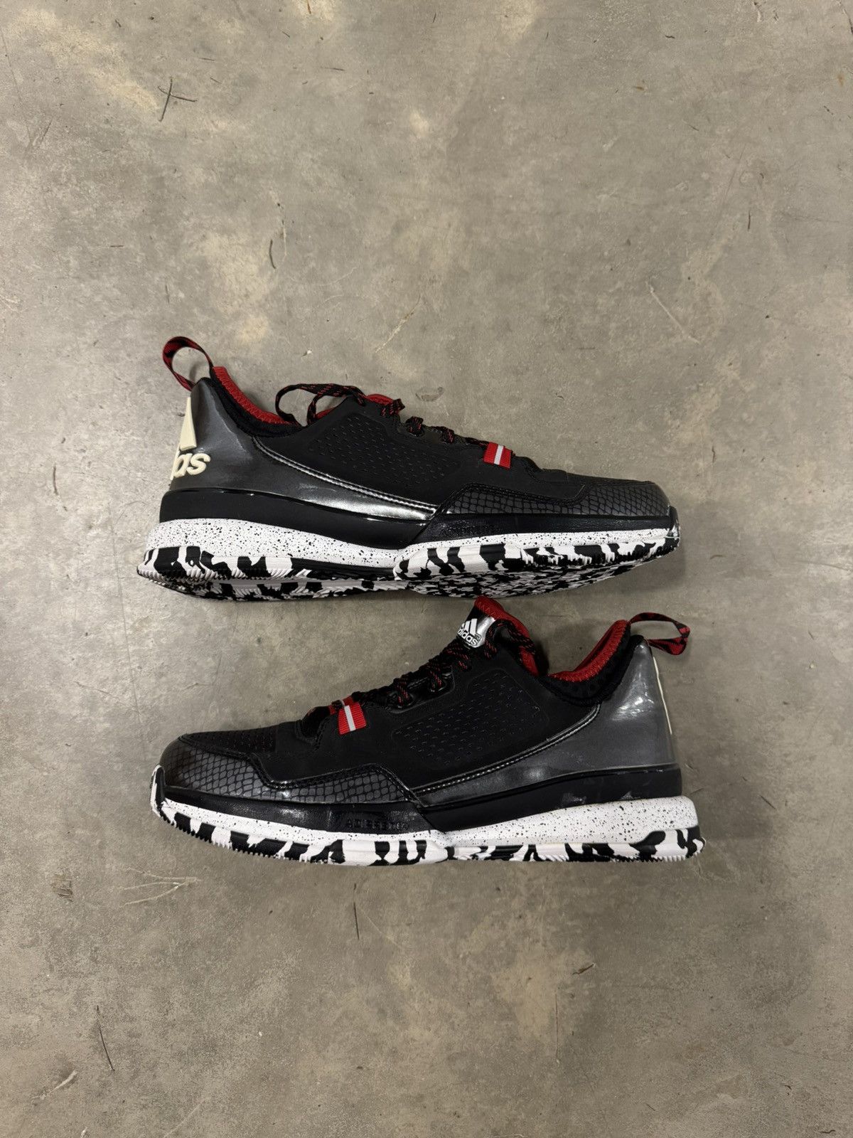 Adidas Adidas Dame 1 Black White Red Size 10 Size US 10 / EU 43 - 2 Thumbnail