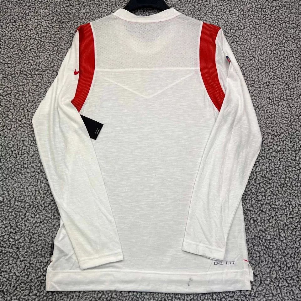 Nike Kansas City Chiefs Shirt Men Nike Dri-Fit NFL Long Sleeve M Size US M / EU 48-50 / 2 - 9 Thumbnail
