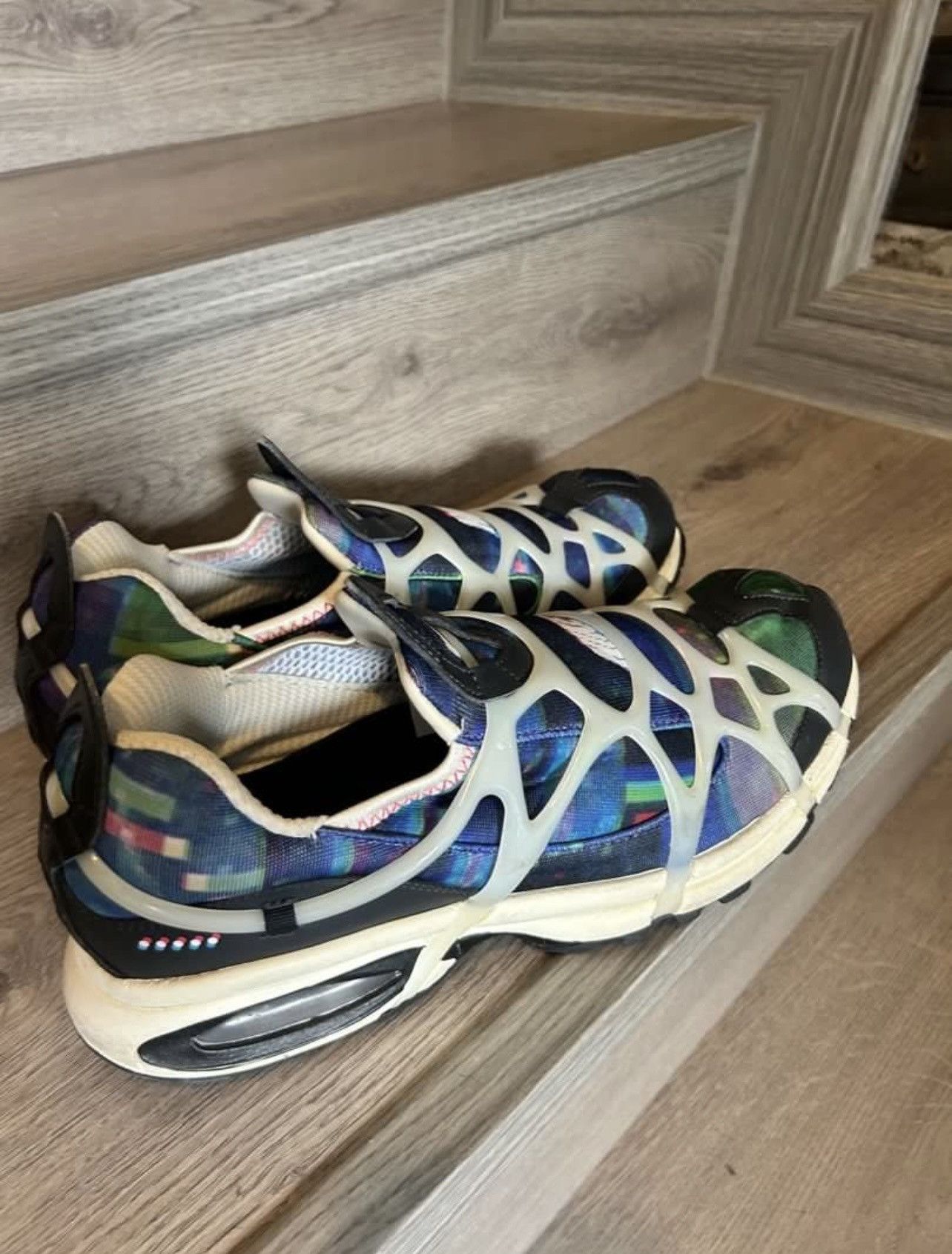 image of Nike Air Kukini Pixel Shoes in Blue, Men's (Size 11.5)