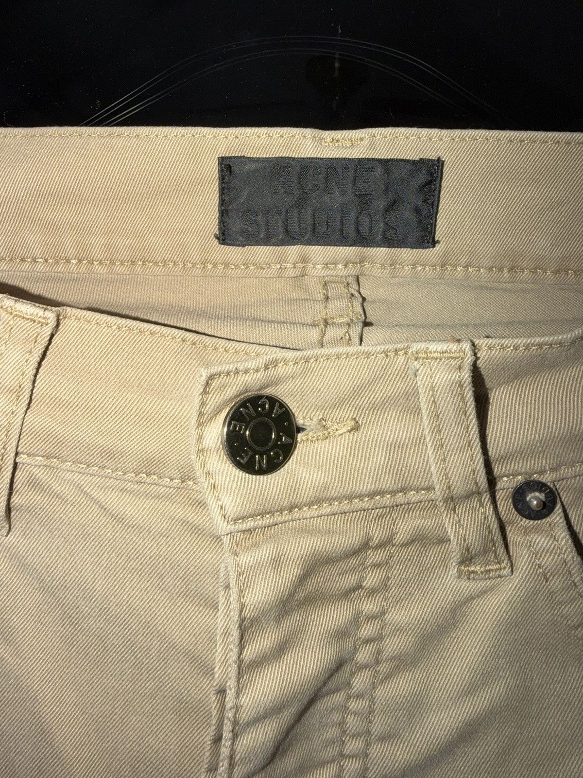 Acne Studios Roc Ups Beige Khaki Pants Size US 32 / EU 48 - 3 Thumbnail