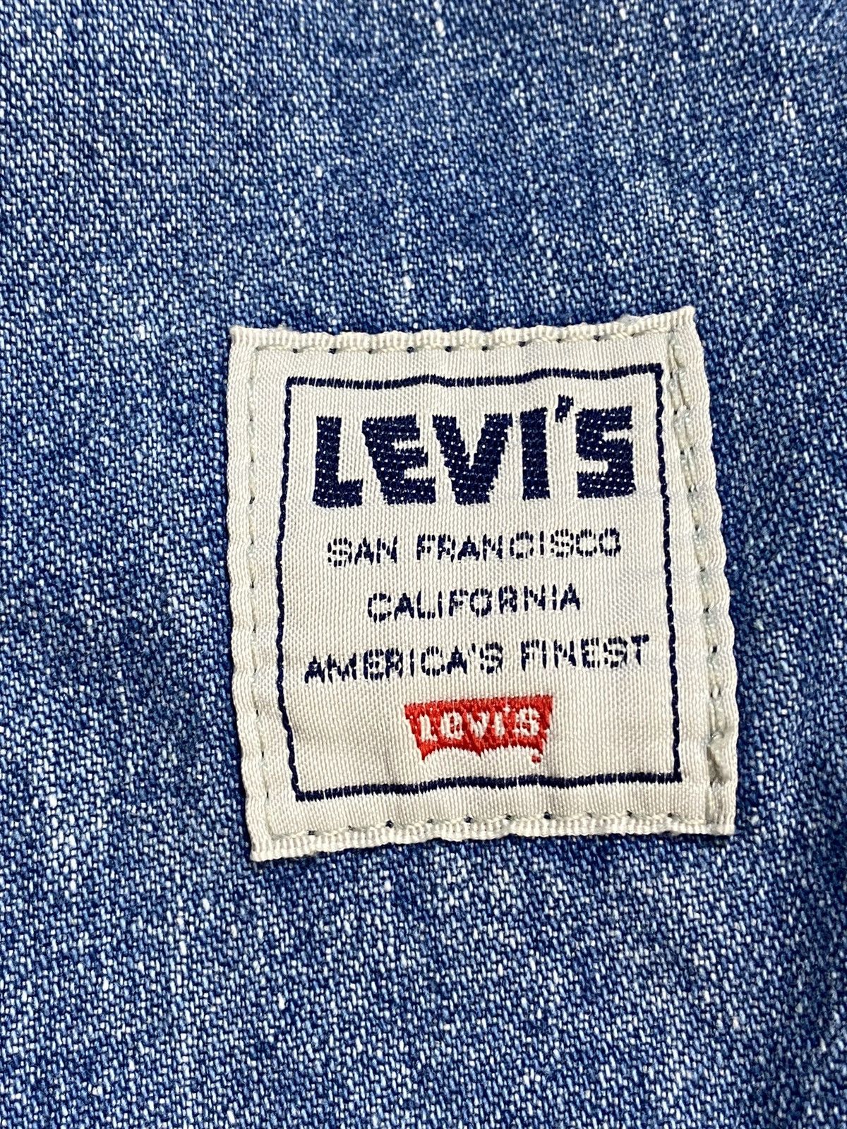 Levi's 90s White Tab Big E Levis Japan Repro Workwear Overall Size US 30 / EU 46 - 18 Thumbnail