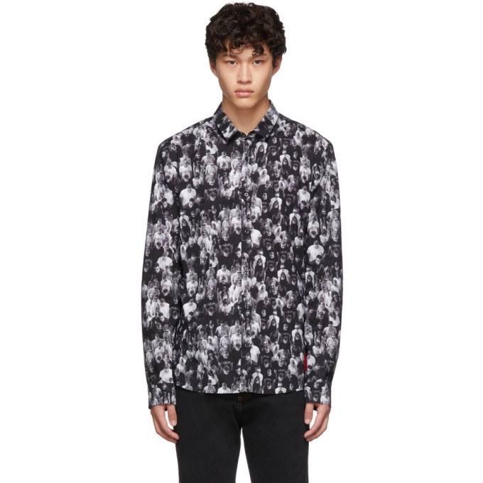 Hugo RRP 140$ Hugo CDG Style Ero3-W Printed Extra Slim Shirt Size US M / EU 48-50 / 2 - 2 Thumbnail