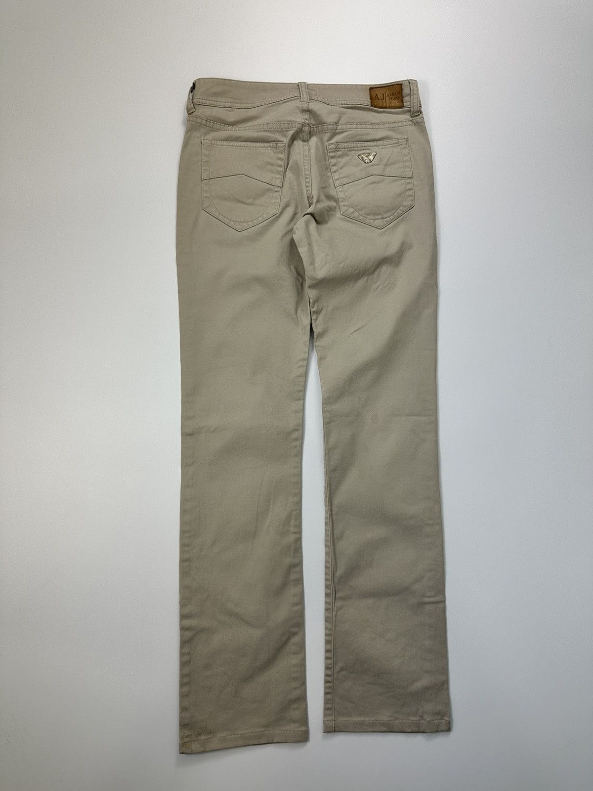 Giorgio Armani Armani Jeans Skinny Fit 27 Size Metal Logo Size US 27 - 2 Thumbnail