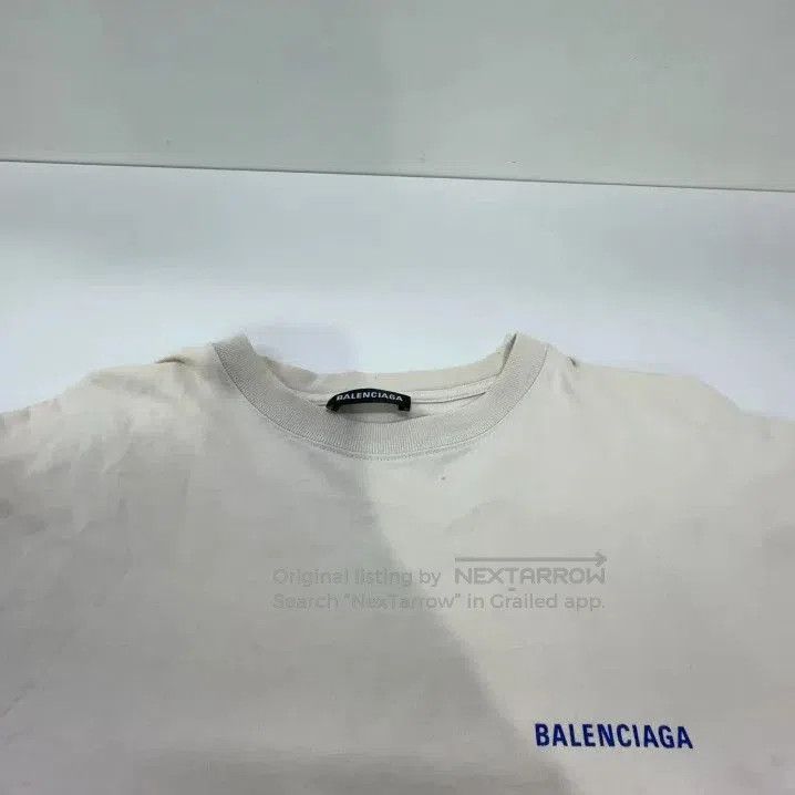 Balenciaga Balenciaga Logo Print Short Sleeve T. Size US M / EU 48-50 / 2 - 2 Thumbnail
