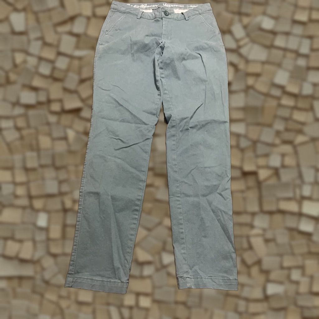 Eddie Bauer Eddie Bauer Jeans Women's Size 4 Legendwash Stretch Boyfriend Slim Pockets Green 28.5in Inseam Regular Size Type Womens Pants/Jeans Size 27" / US 4 / IT 40 - 1 Thumbnail