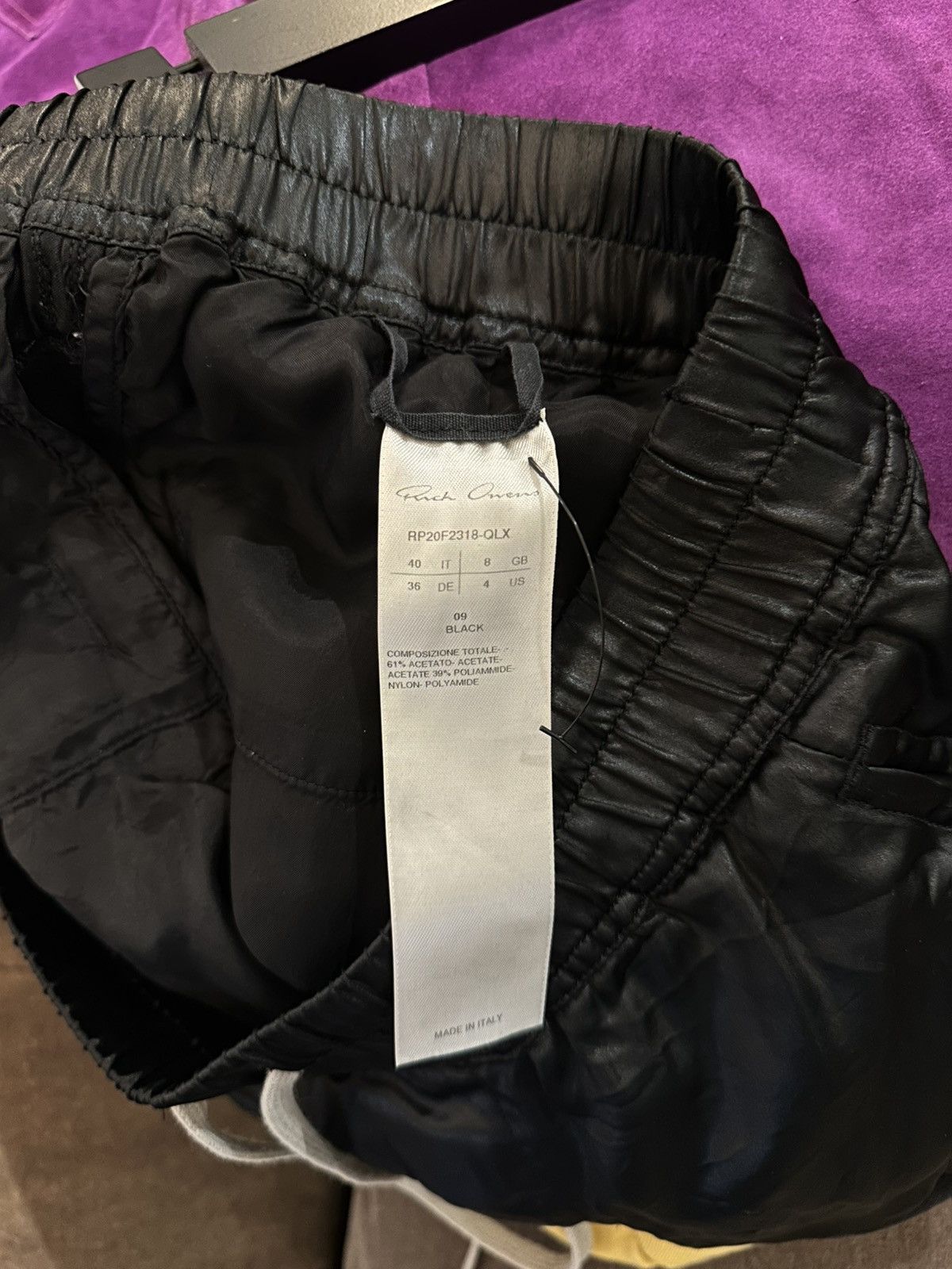 Rick Owens RICK OWENS SILK SHORTS Size US 34 / EU 50 - 3 Thumbnail