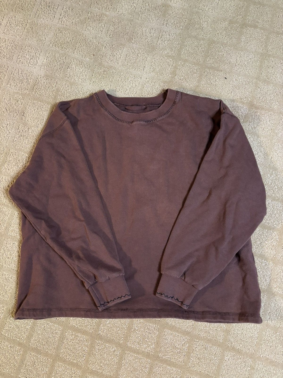 Bode BODE x SSENSE exclusive brown logo sweatshirt Size US M / EU 48-50 / 2 - 2 Thumbnail