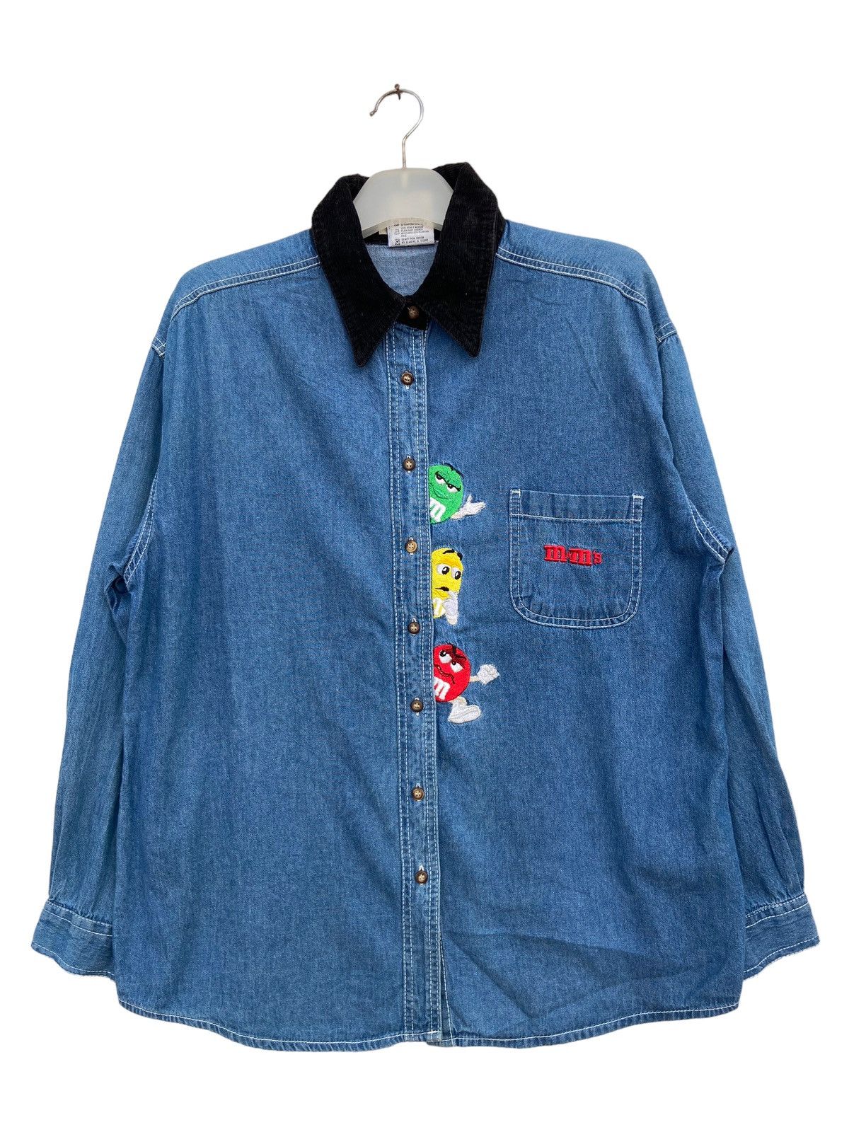 Japanese Brand Vintage M&M Denim Shirt Size US M / EU 48-50 / 2 - 1 Thumbnail