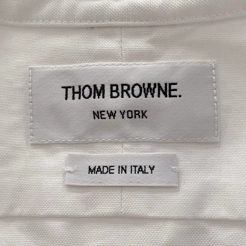 Thom Browne Thom Browne White long-sleeved shirt Size XS / US 0-2 / IT 36-38 - 6 Thumbnail