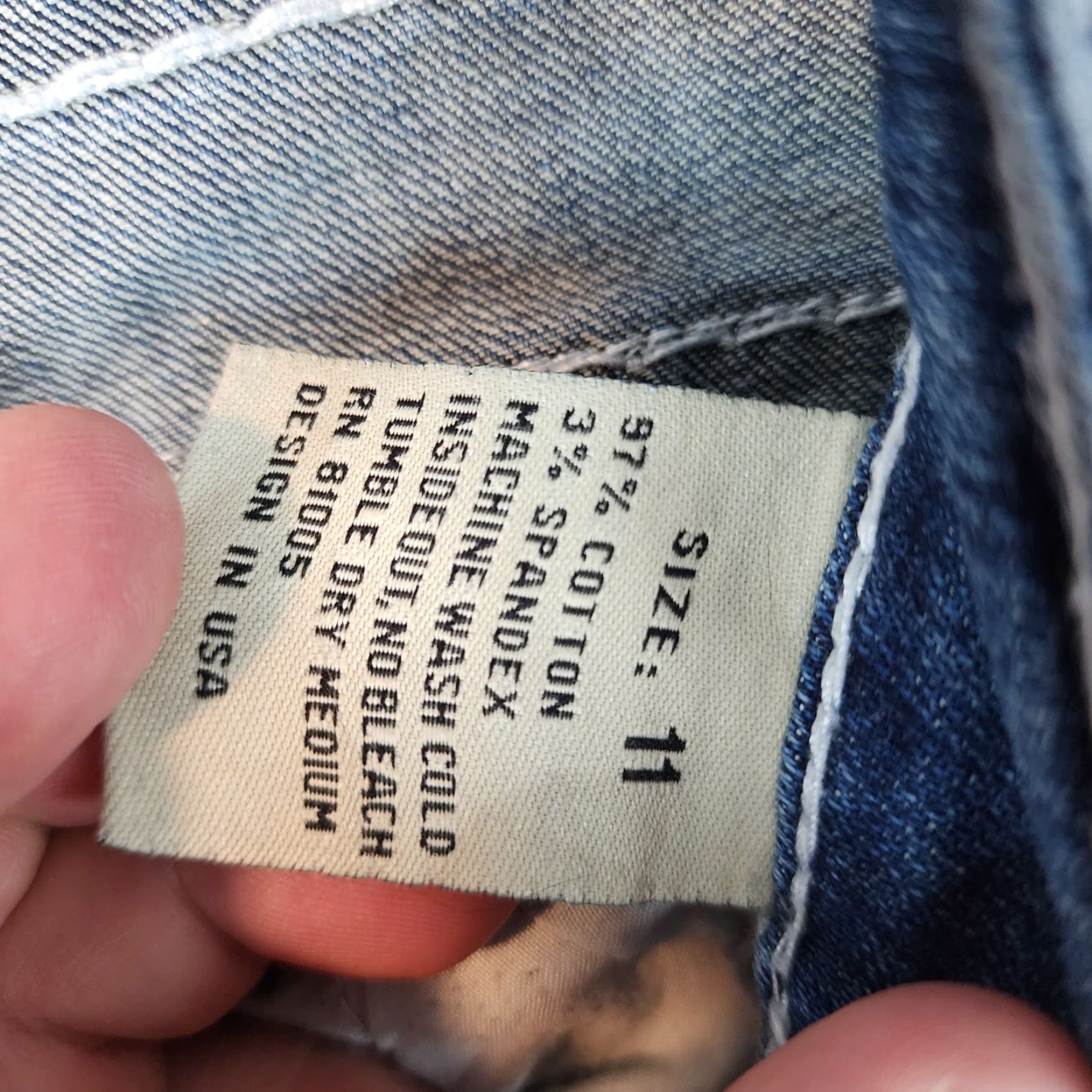 Vintage L.A. Idol Capri Jeans Womens Size 11 Blue Heavy Stitch Size 32" / US 10 / IT 46 - 4 Thumbnail