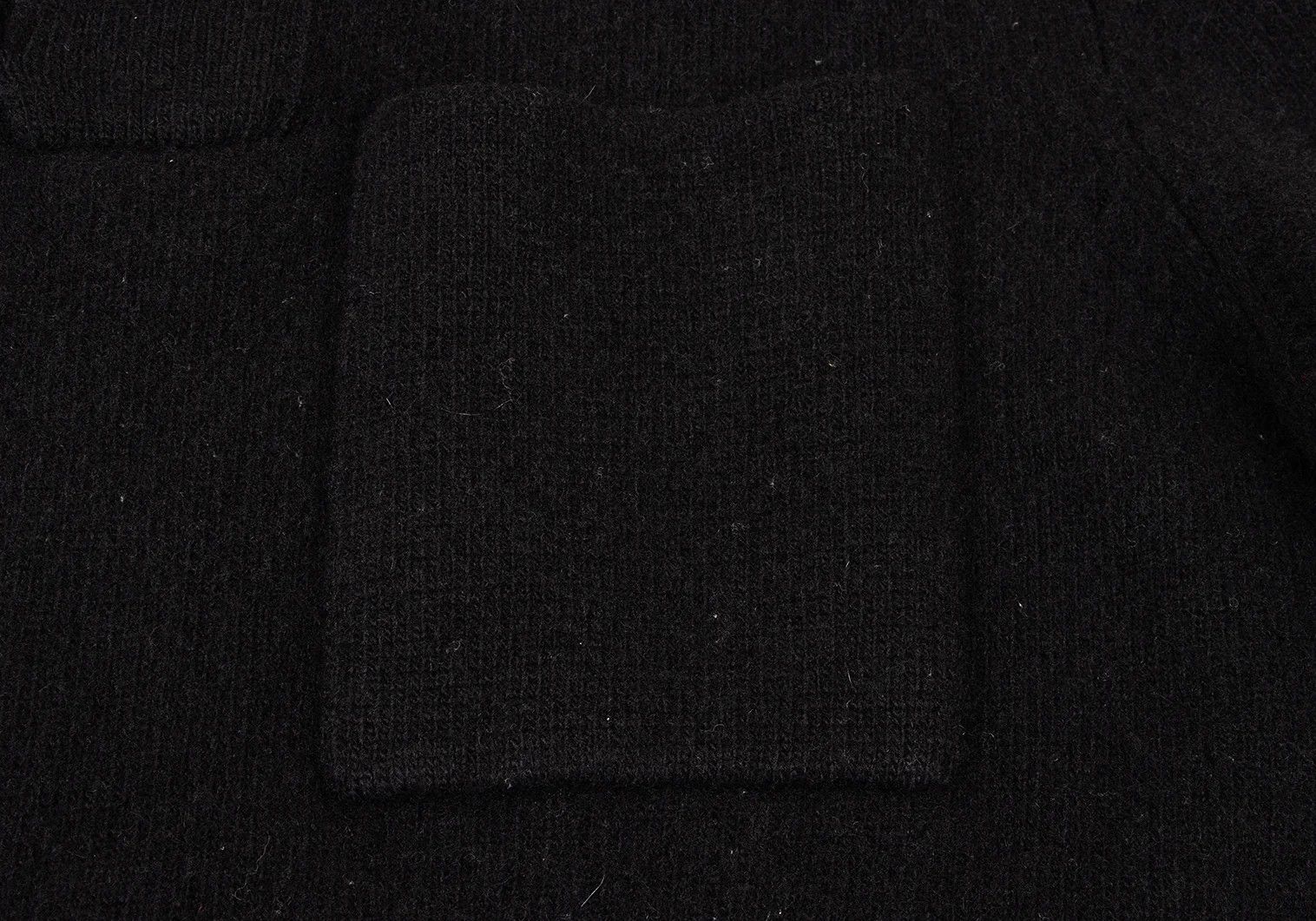 Maison Margiela Wool Button Neck Pullover Knit Sweater Black Size S Size US S / EU 44-46 / 1 - 7 Thumbnail