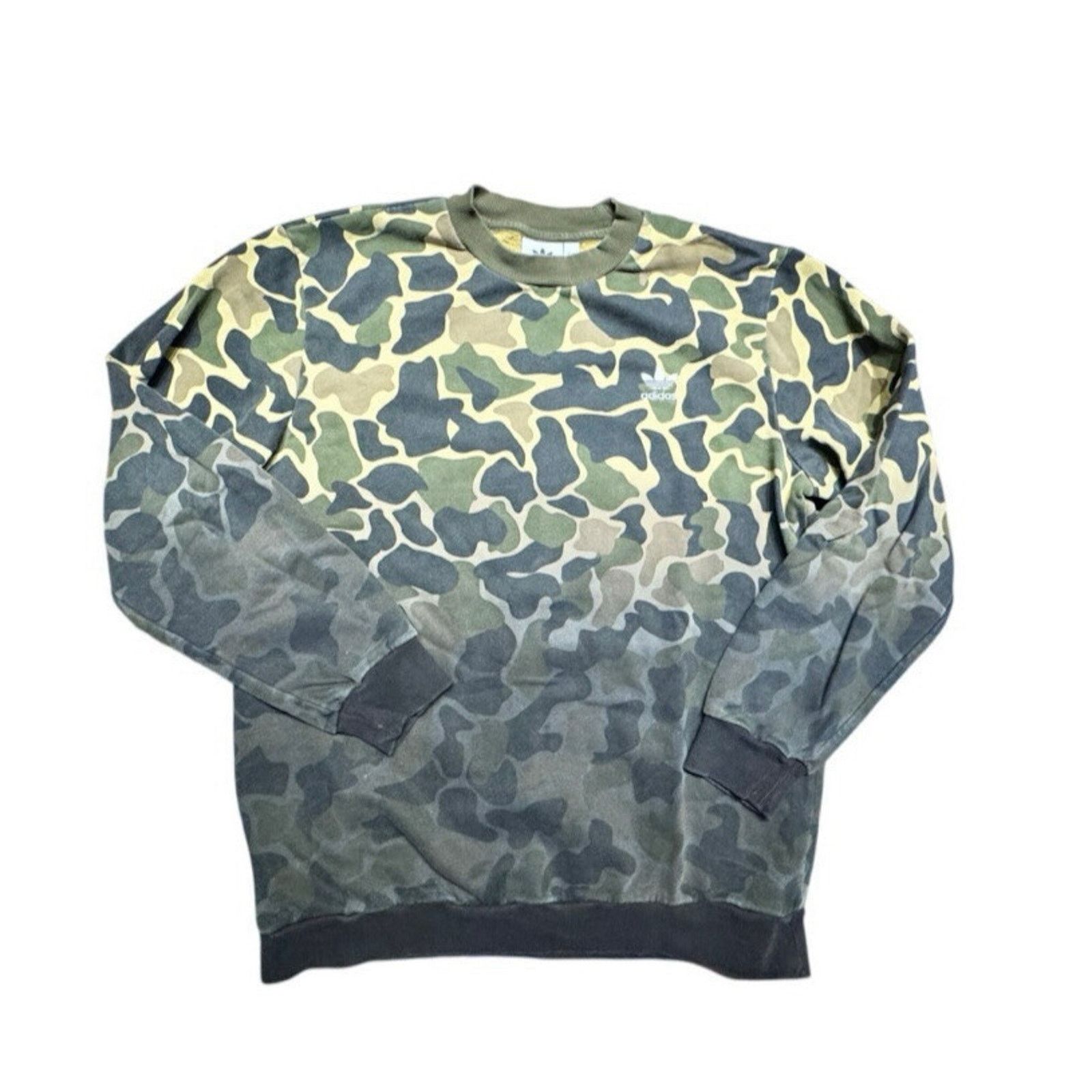 Kith ADIDAS ORGINALS TREFOIL CAMO ARMY GREEN SWEATSHIRT L Size US XL / EU 56 / 4 - 2 Thumbnail