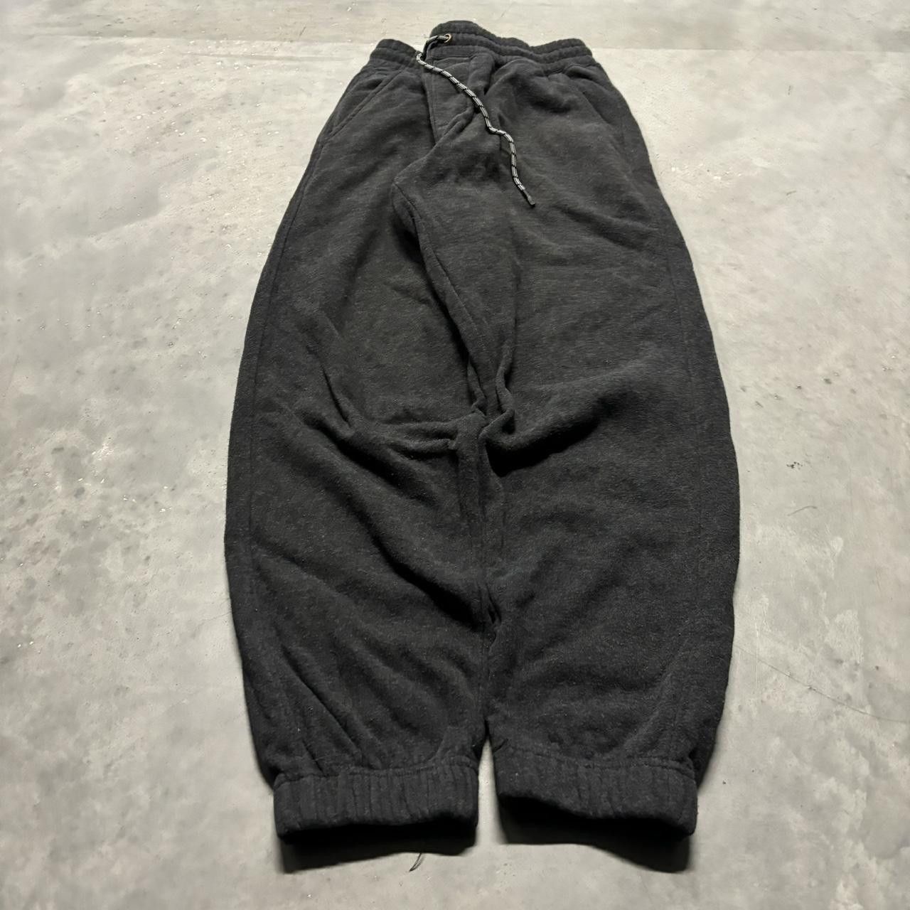 Japanese Brand × Vintage Crazy Vintage Y2K/2000s Dark Grey Essential Sweatpants! Size US 32 / EU 48 - 3 Thumbnail