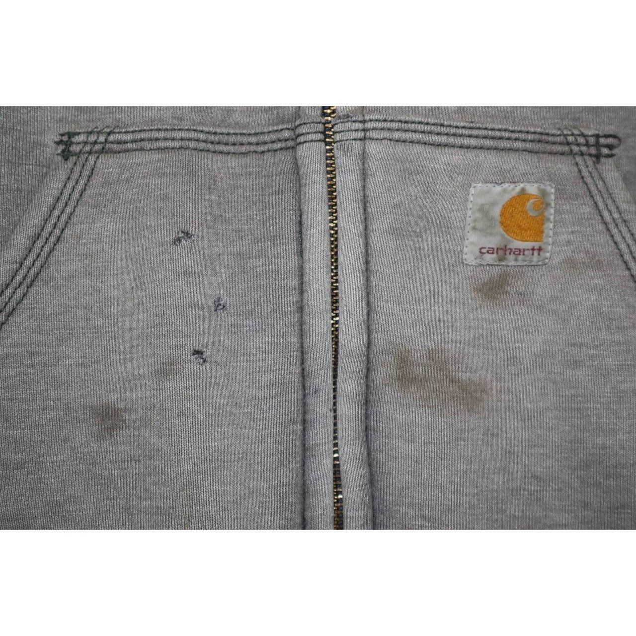Carhartt Vintage Carhartt Men’s XL Full-Zip Hoodie Faded Gray Thermal Size US XL / EU 56 / 4 - 10 Thumbnail
