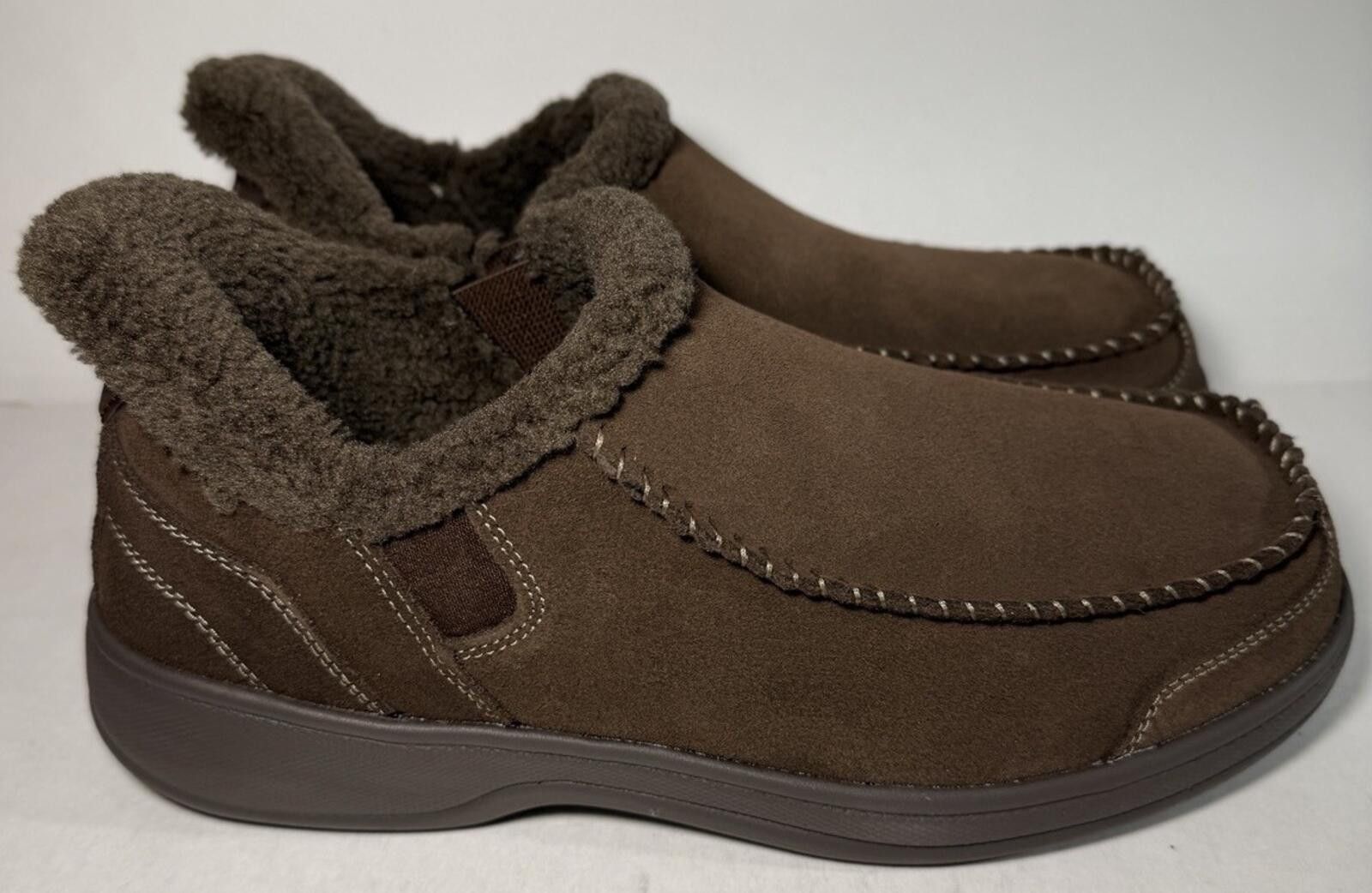 Other ORTHOFEET Orthopedic Suede VITO Hands-Free Slipper Chocolate Size US 9 / EU 42 - 4 Thumbnail