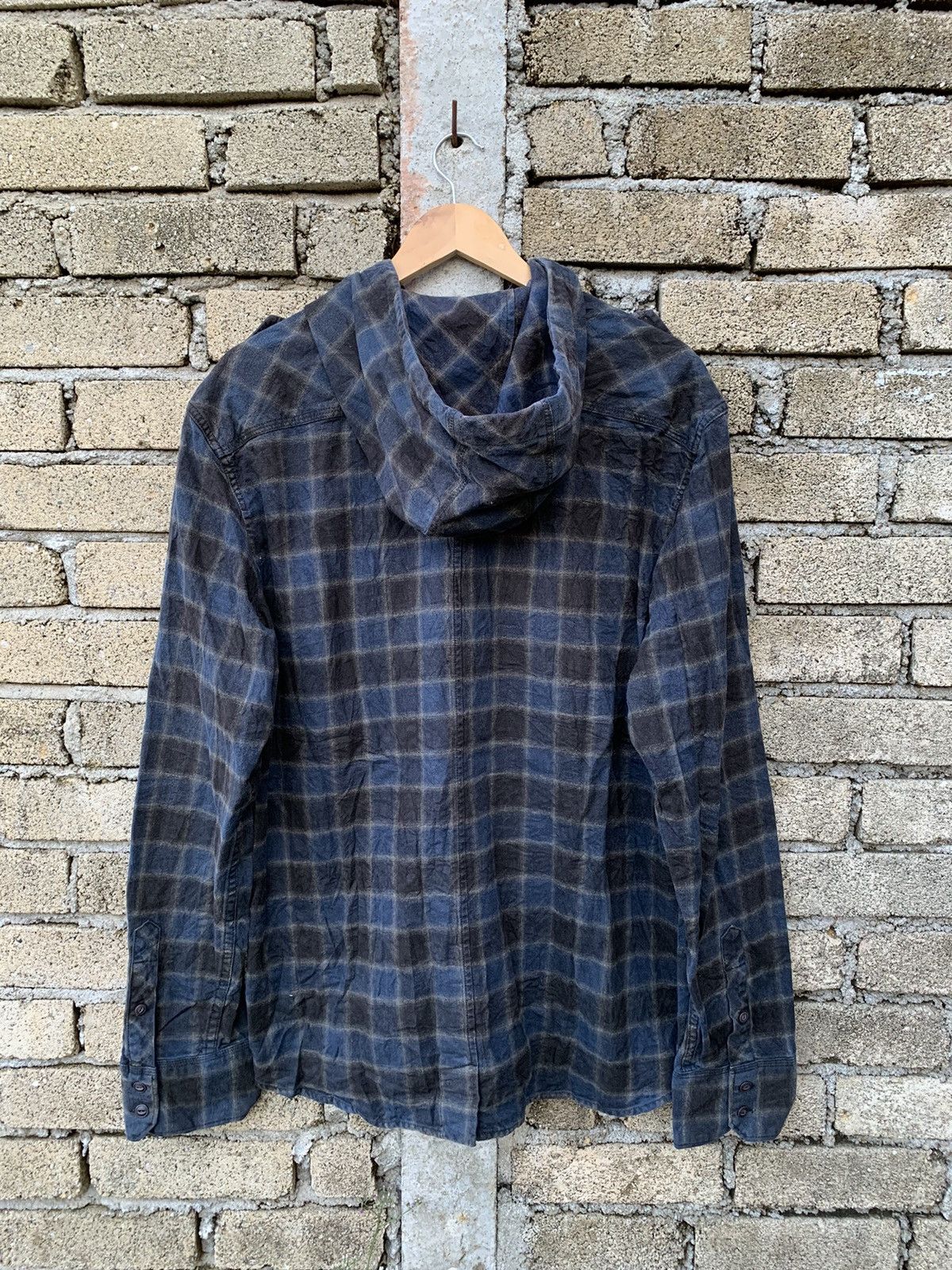 Diesel 🔥Steals🔥 Diesel Plaid Button Up With Hoodie Size US XL / EU 56 / 4 - 11 Thumbnail