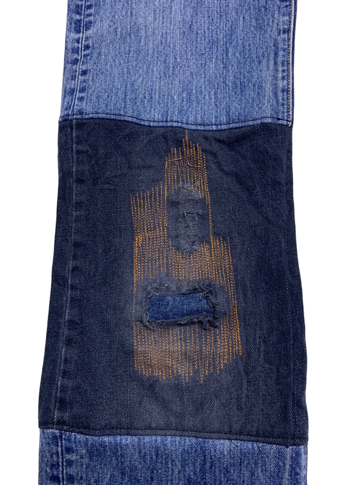 Levi's Vintage Clothing Levis Distressed denim custom Size US 34 / EU 50 - 4 Thumbnail