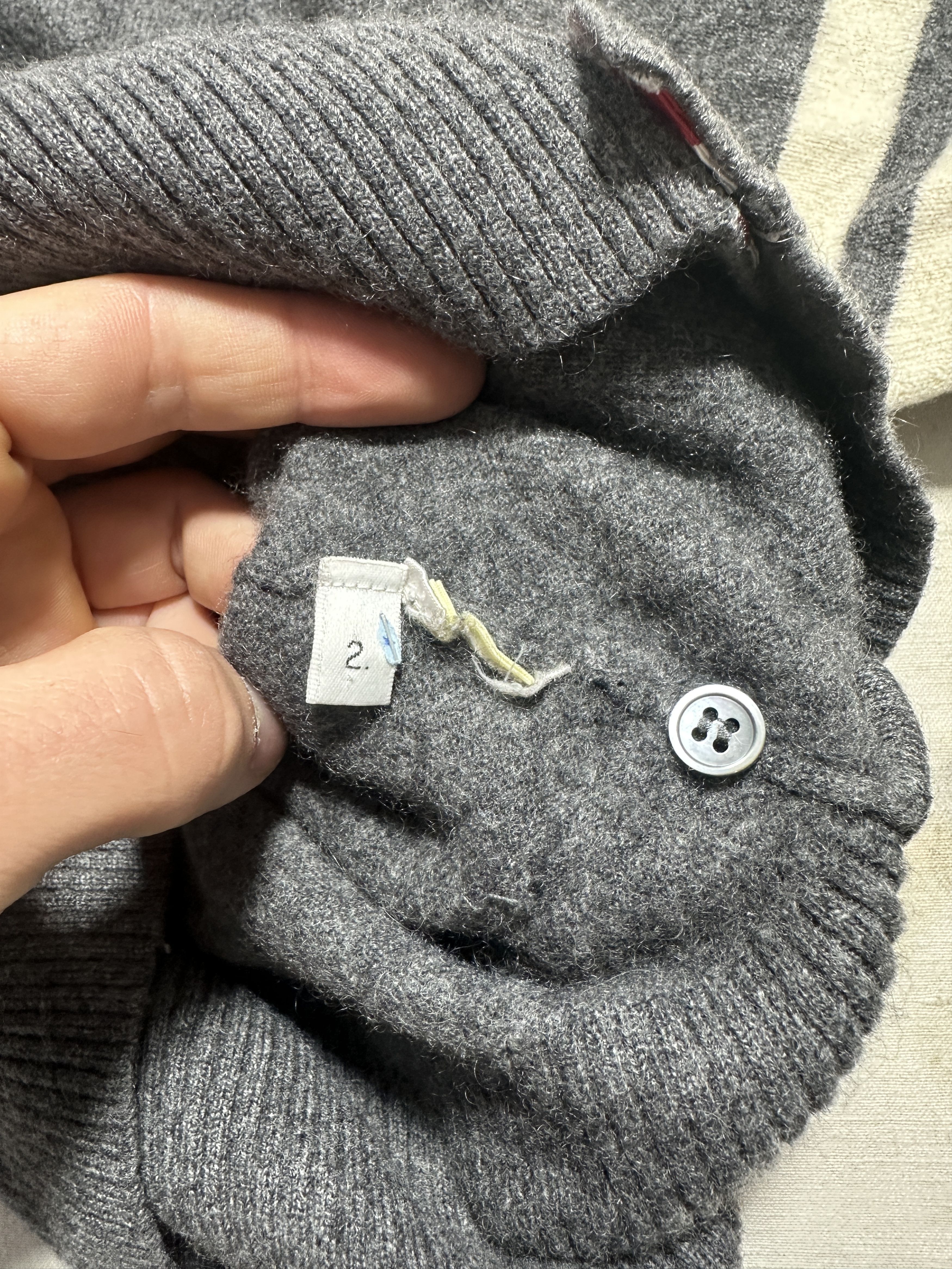 Thom Browne Thom Browne Cashmere 4-Bar Stripe Cardigan Size 2 Scotland Size US M / EU 48-50 / 2 - 12 Thumbnail