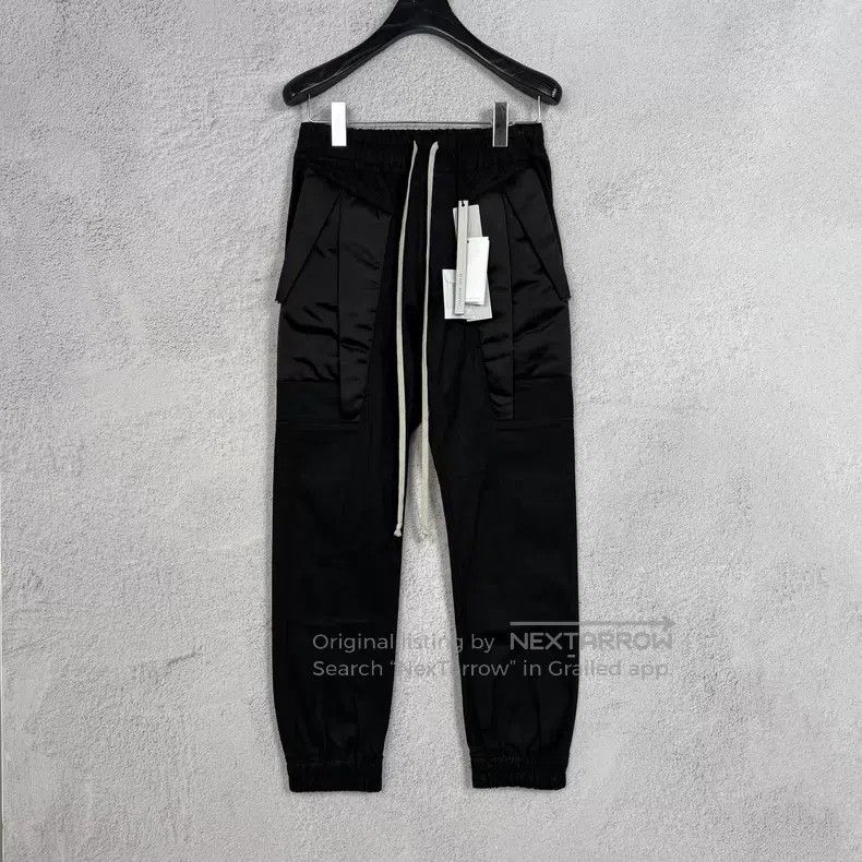 Rick Owens Rick Owens Black paneled drawstring corset pants Size US 36 / EU 52 - 1 Thumbnail