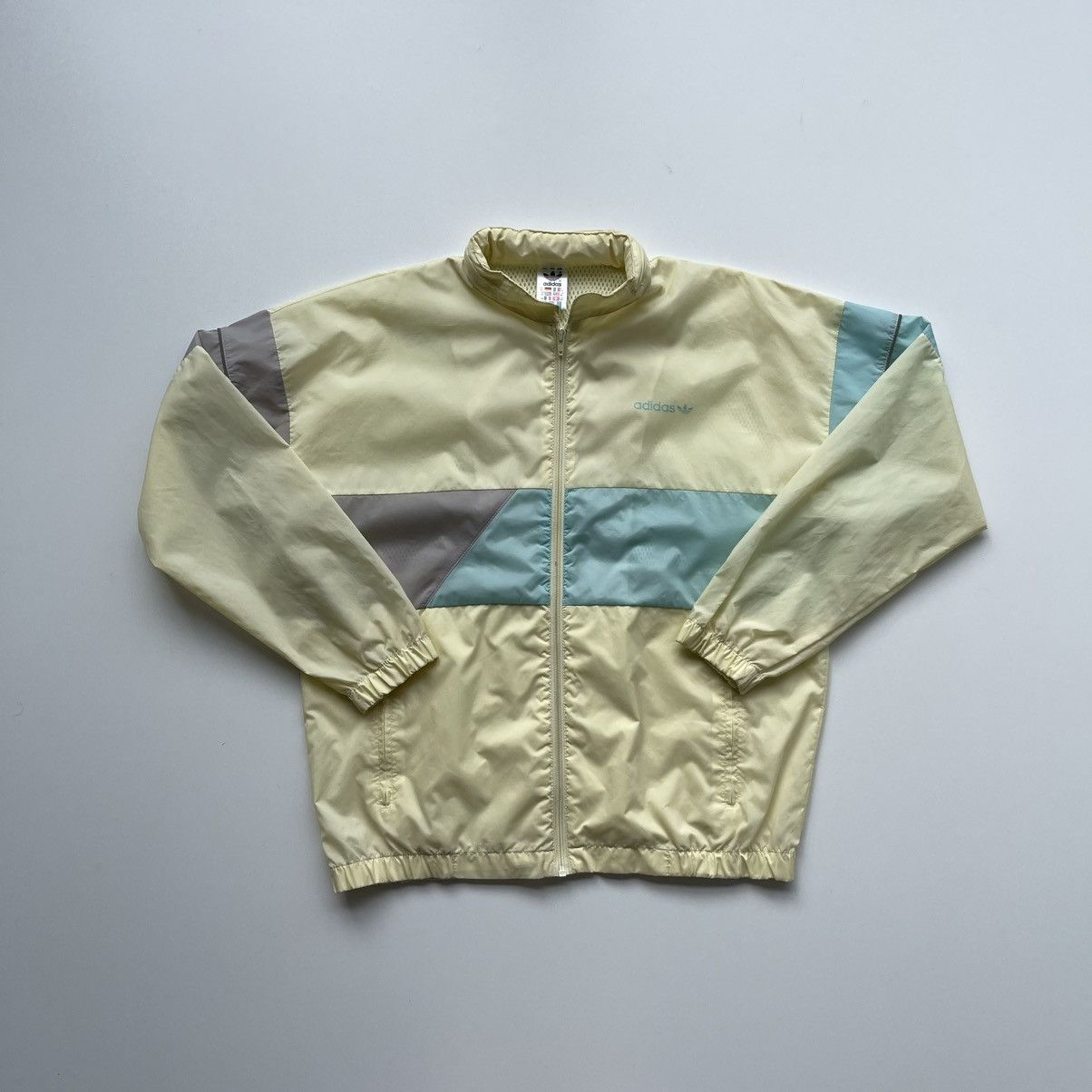 Adidas × Vintage Adidas 90’s Windbreaker Nylon Vintage Track Suit Yellow Size US M / EU 48-50 / 2 - 2 Thumbnail