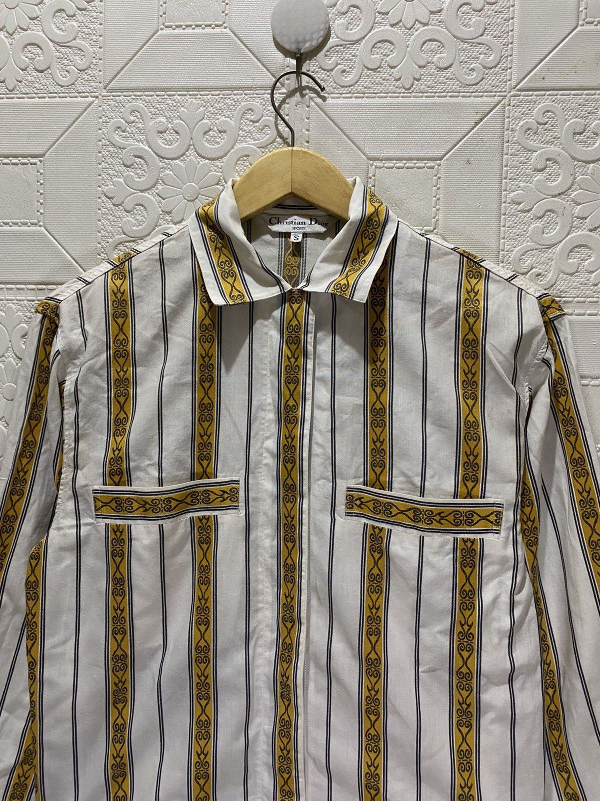 Christian Dior Monsieur Vtg Christian Dior Sports Shirts Size S / US 4 / IT 40 - 2 Thumbnail