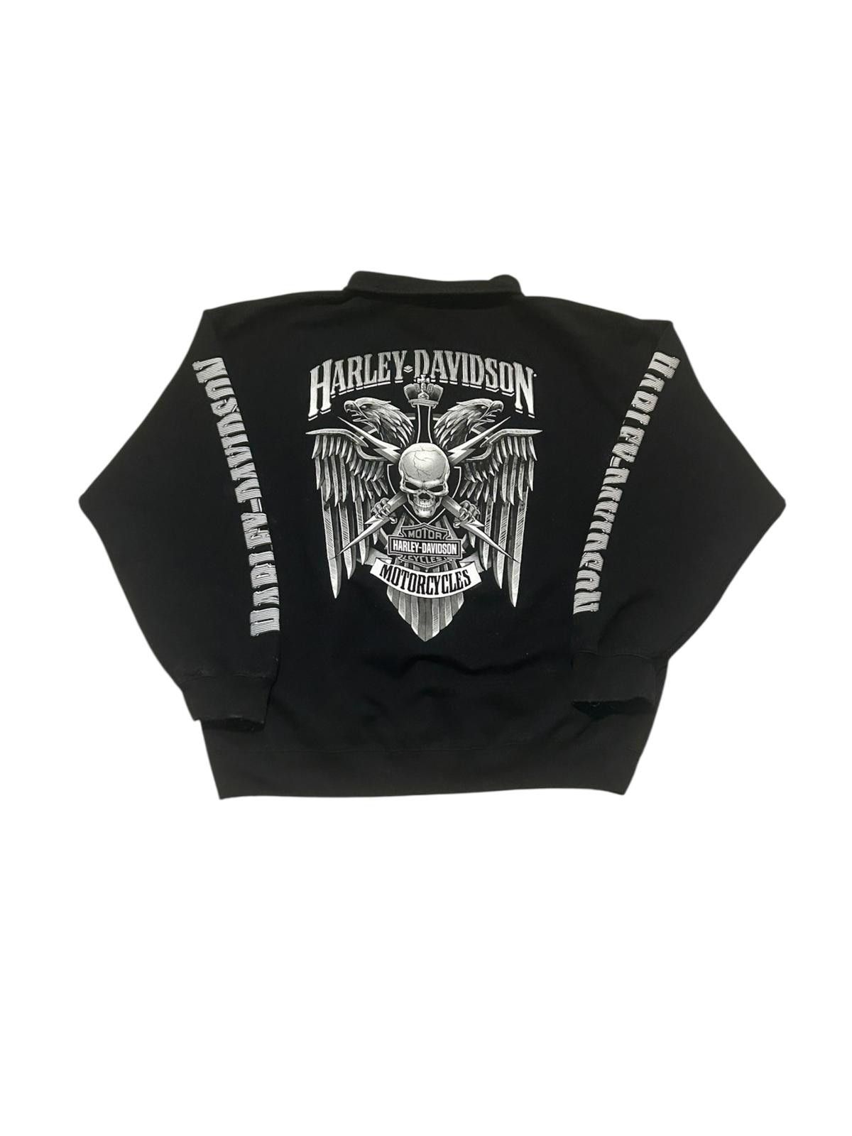 Harley Davidson Harley Davidson Y2K Skull Zip Up – Size Large Size US L / EU 52-54 / 3 - 1 Thumbnail