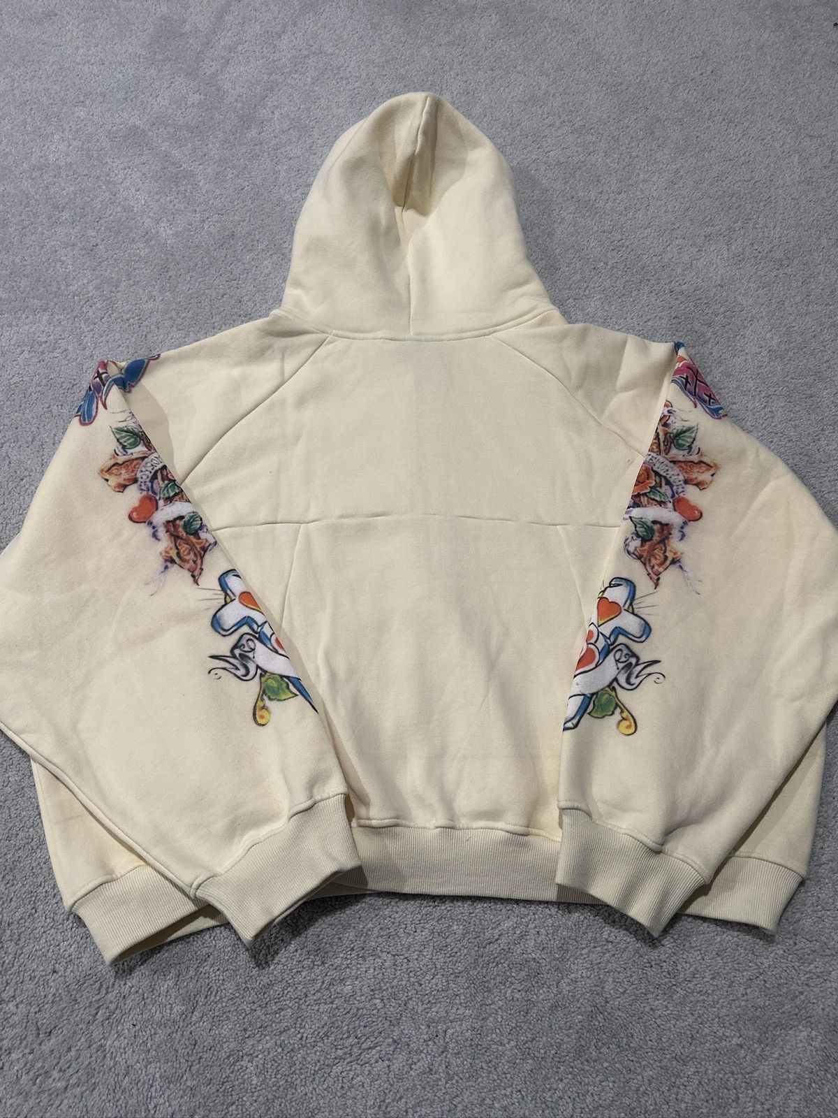 Other Righteous Cream Jesus Zipup Hoodie Size US XL / EU 56 / 4 - 2 Thumbnail