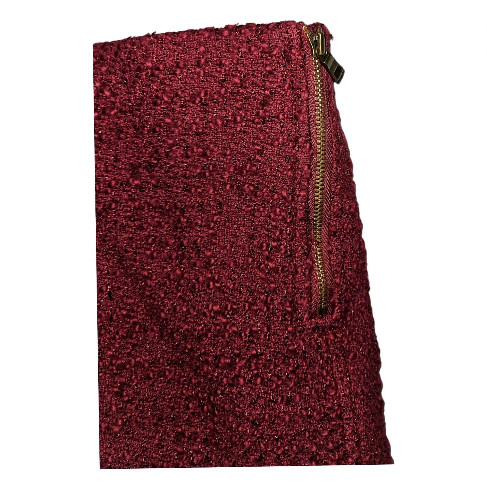 Loft VINTAGE LOFT Skirt Women 6P Red Zipper Lined Petite Mini Skirt Care Dry Clean Only Casual Workwear LOFT Brand Anne Taylor Loft Size 28" / US 6 / IT 42 - 5 Thumbnail