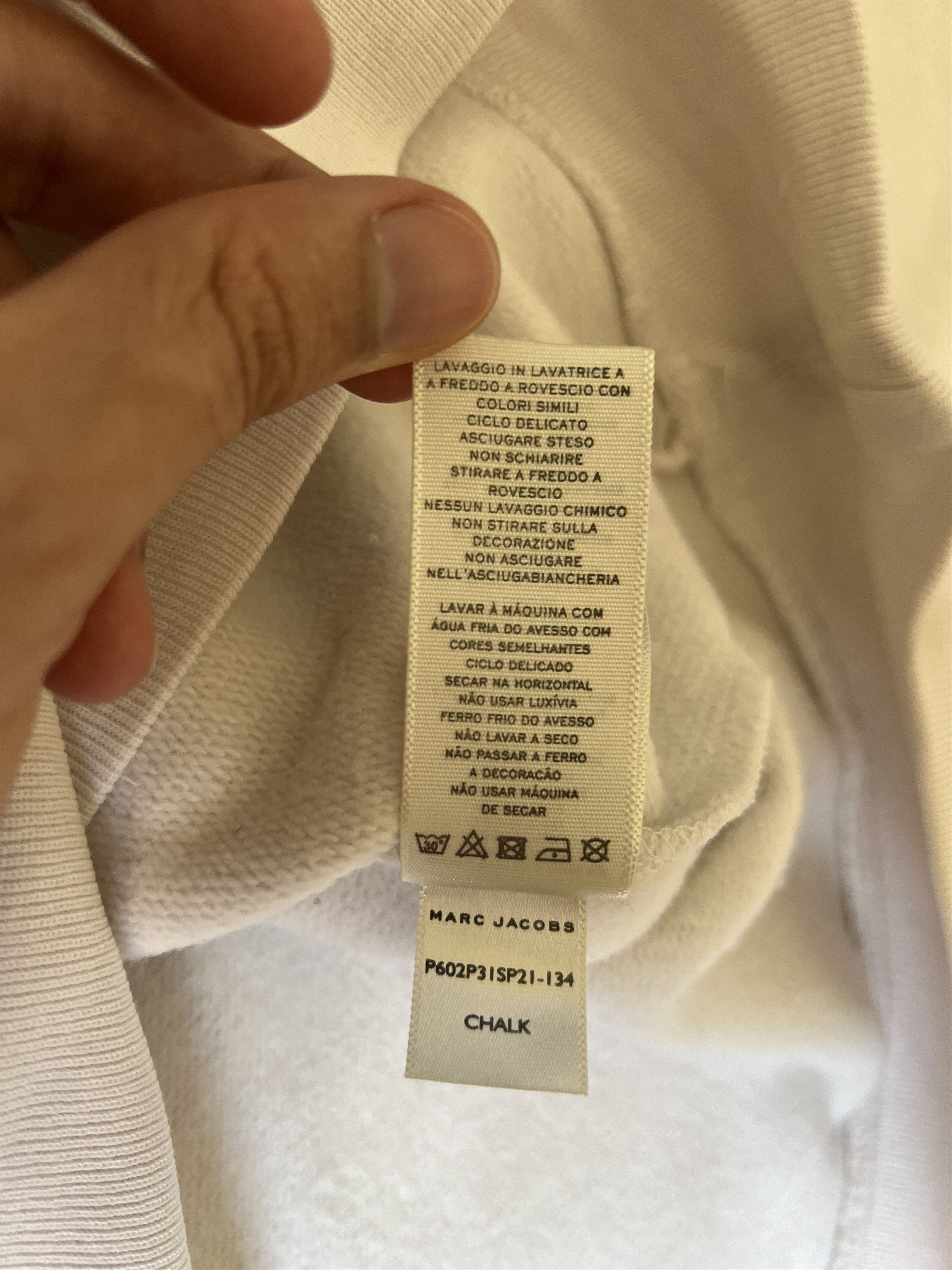 Heaven by Marc Jacobs 💚 Heaven By Marc Jacobs White Teddy Hoodie Large Size US L / EU 52-54 / 3 - 10 Thumbnail