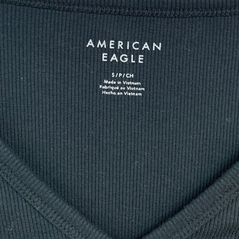 American Eagle Outfitters 2 New American Eagle Aerie Small Ribbed Henley Button Tops Size S / US 4 / IT 40 - 3 Thumbnail