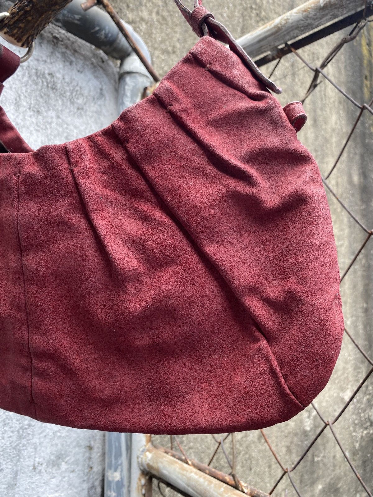 Yves Saint Laurent Rare Yves Saint Laurent - Tom Ford - Burgundy Mombasa Hobo Size ONE SIZE - 13 Thumbnail