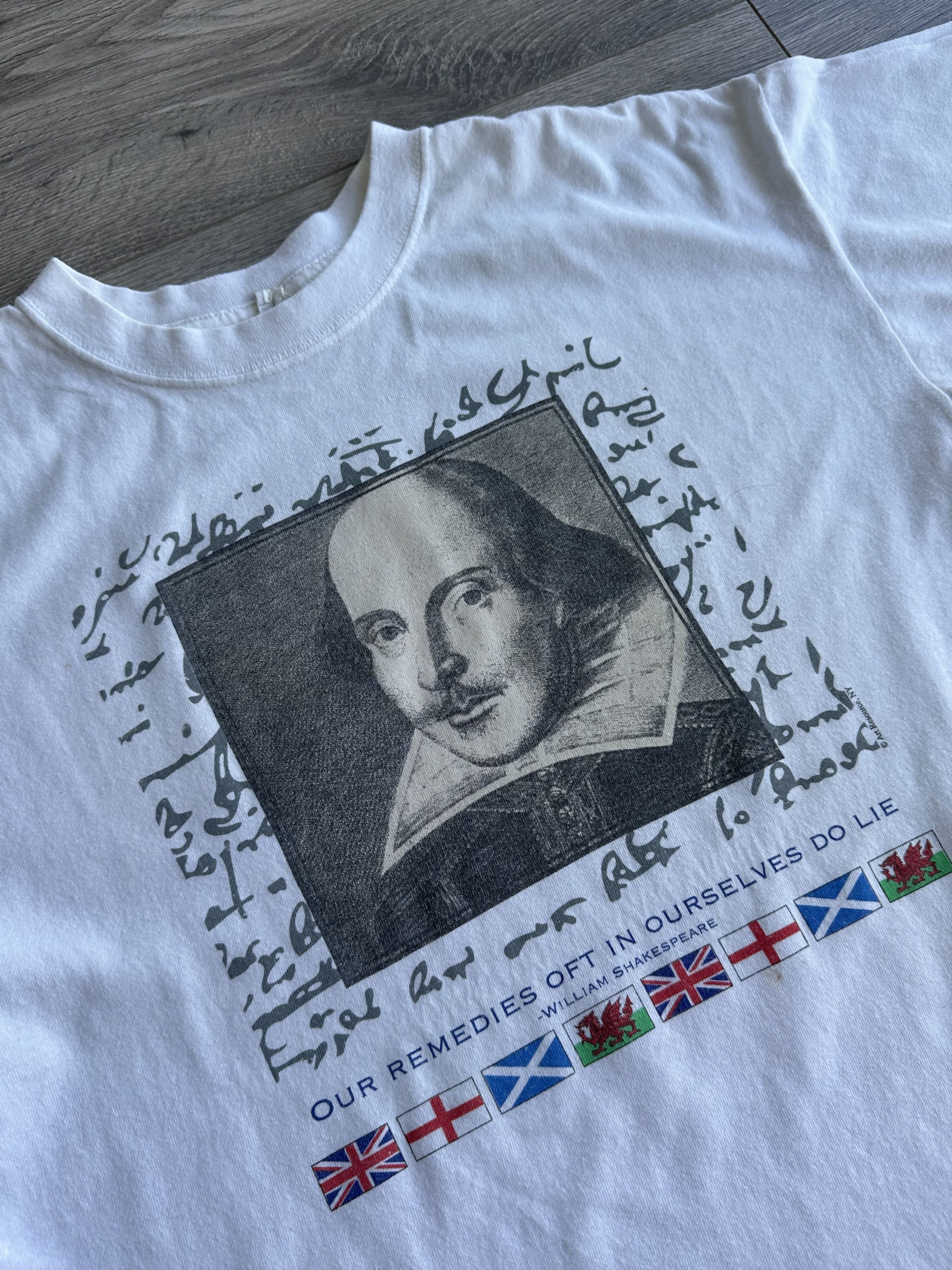 Vintage William Shakespeare vintage t shirt Size US L / EU 52-54 / 3 - 4 Thumbnail