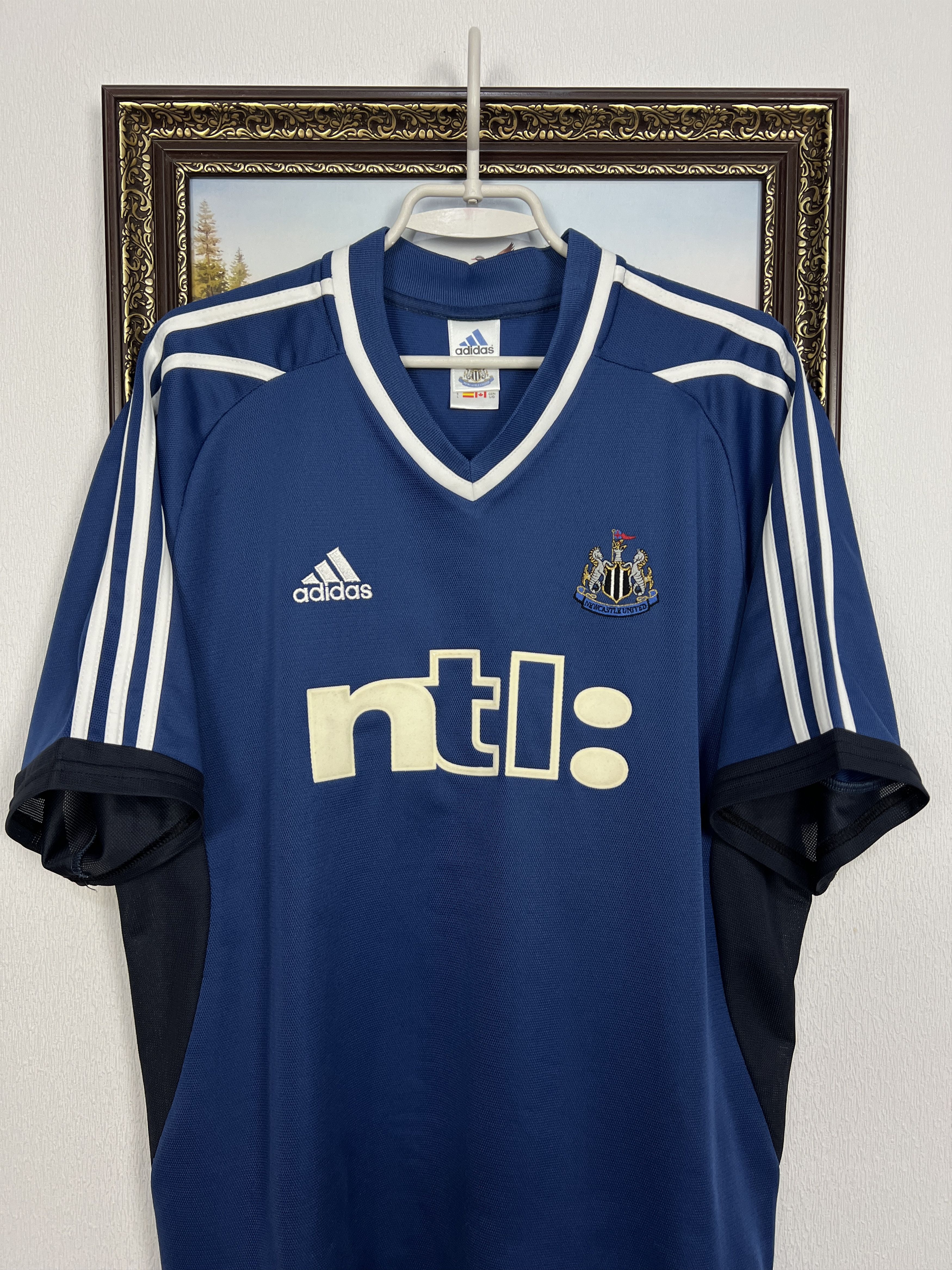 Adidas Newcastle Away football shirt Soccer Adidas Jersey Trikot Size US L / EU 52-54 / 3 - 2 Thumbnail
