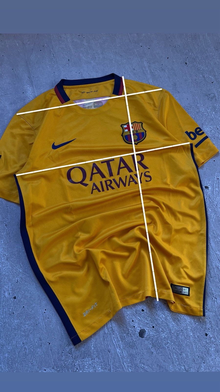 Nike BARCELONA 2015/2016 SHIRT NIKE SOCCER JERSEY SIZE M Size US M / EU 48-50 / 2 - 2 Thumbnail