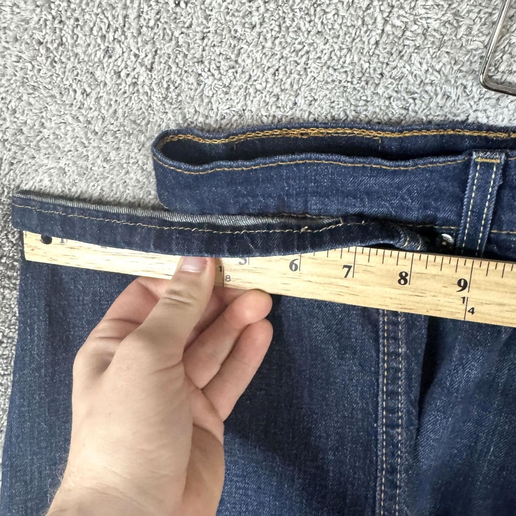 Levi's Levi's 541 Jeans Mens 42x32 Blue Athletic Tapered Denim Medium Wash Casual Pants Size US 42 / EU 58 - 6 Thumbnail