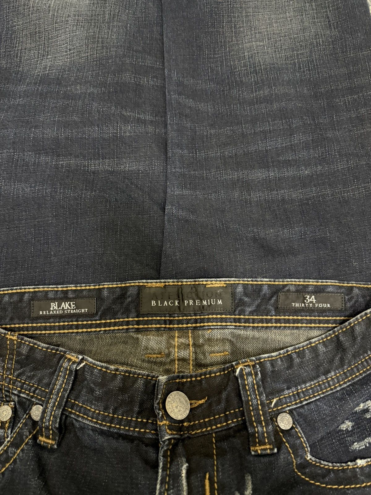 Affliction Distressed Affliction Cross Patches Baggy Grunge y2k Jeans Size US 36 / EU 52 - 10 Thumbnail