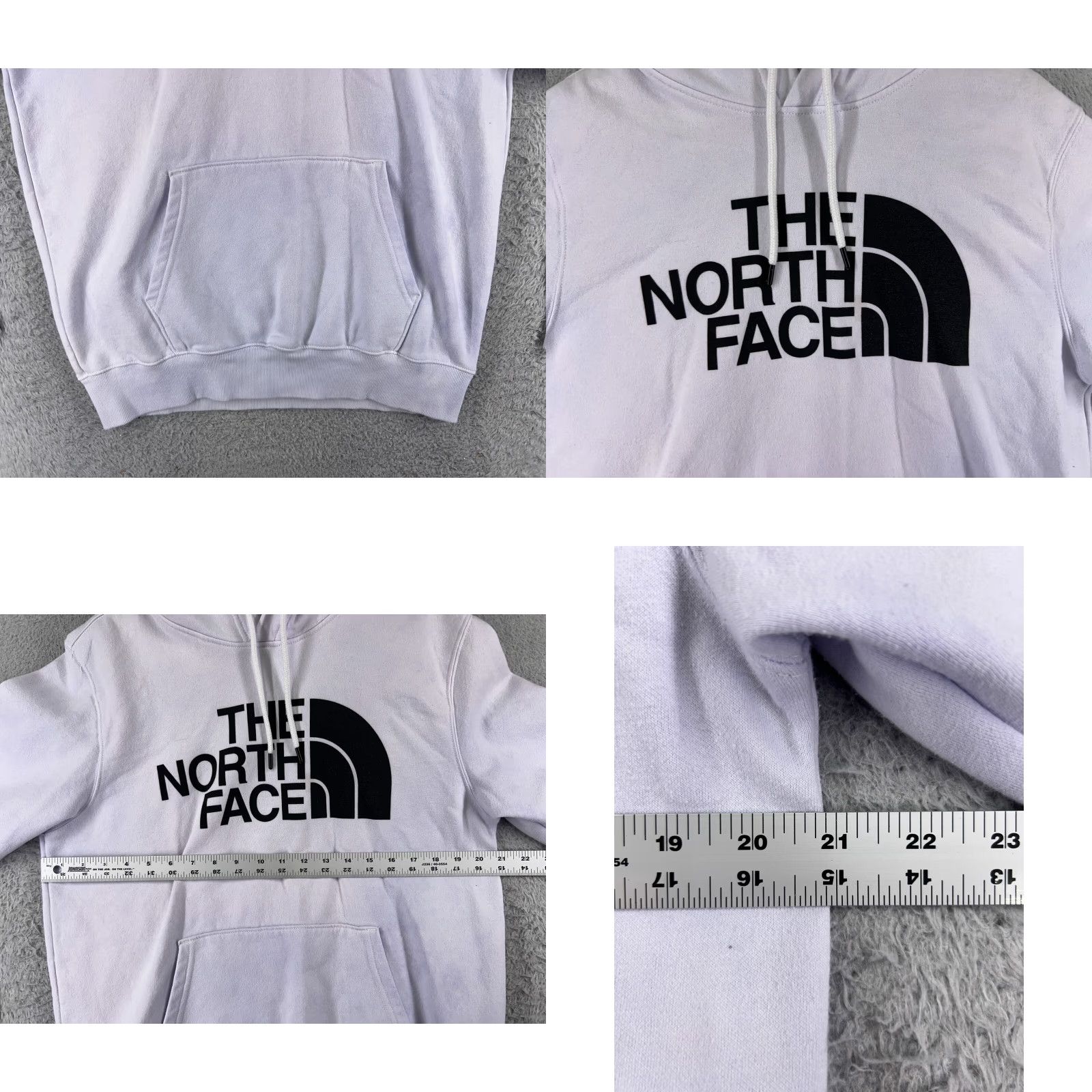 The North Face The North Face Hoodie Mens Medium Pullover Logo Pocket Crew Neck Cotton Purple Spin Size US M / EU 48-50 / 2 - 8 Thumbnail