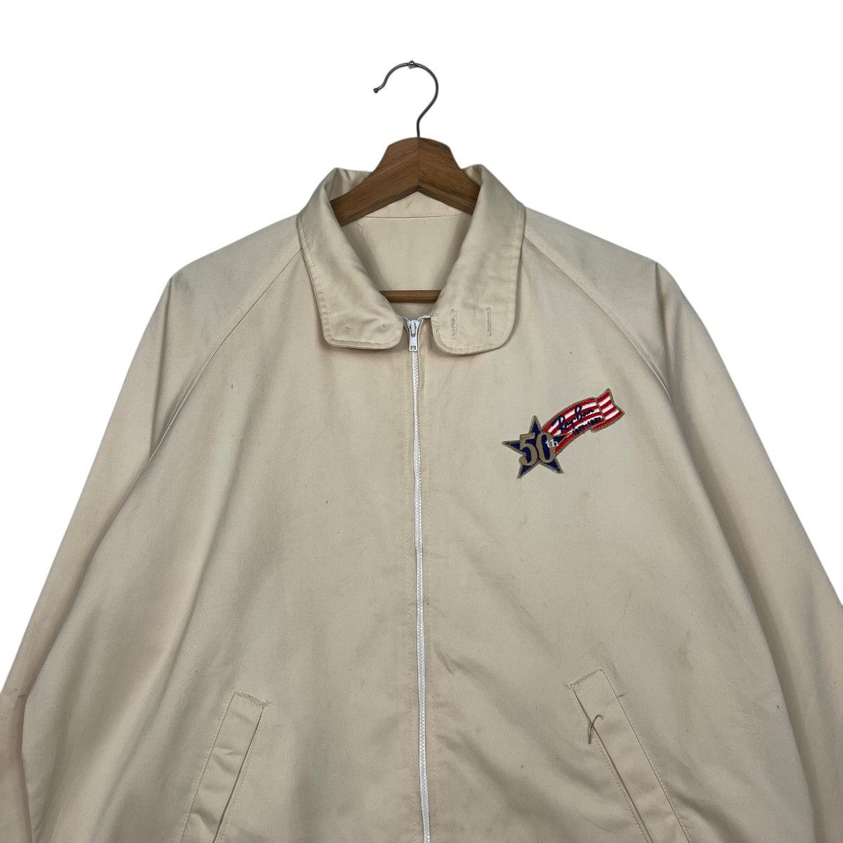 RayBan Vintage 90s 50th Anniversary RayBan Small Logo Zipper Jacket Size US M / EU 48-50 / 2 - 2 Thumbnail